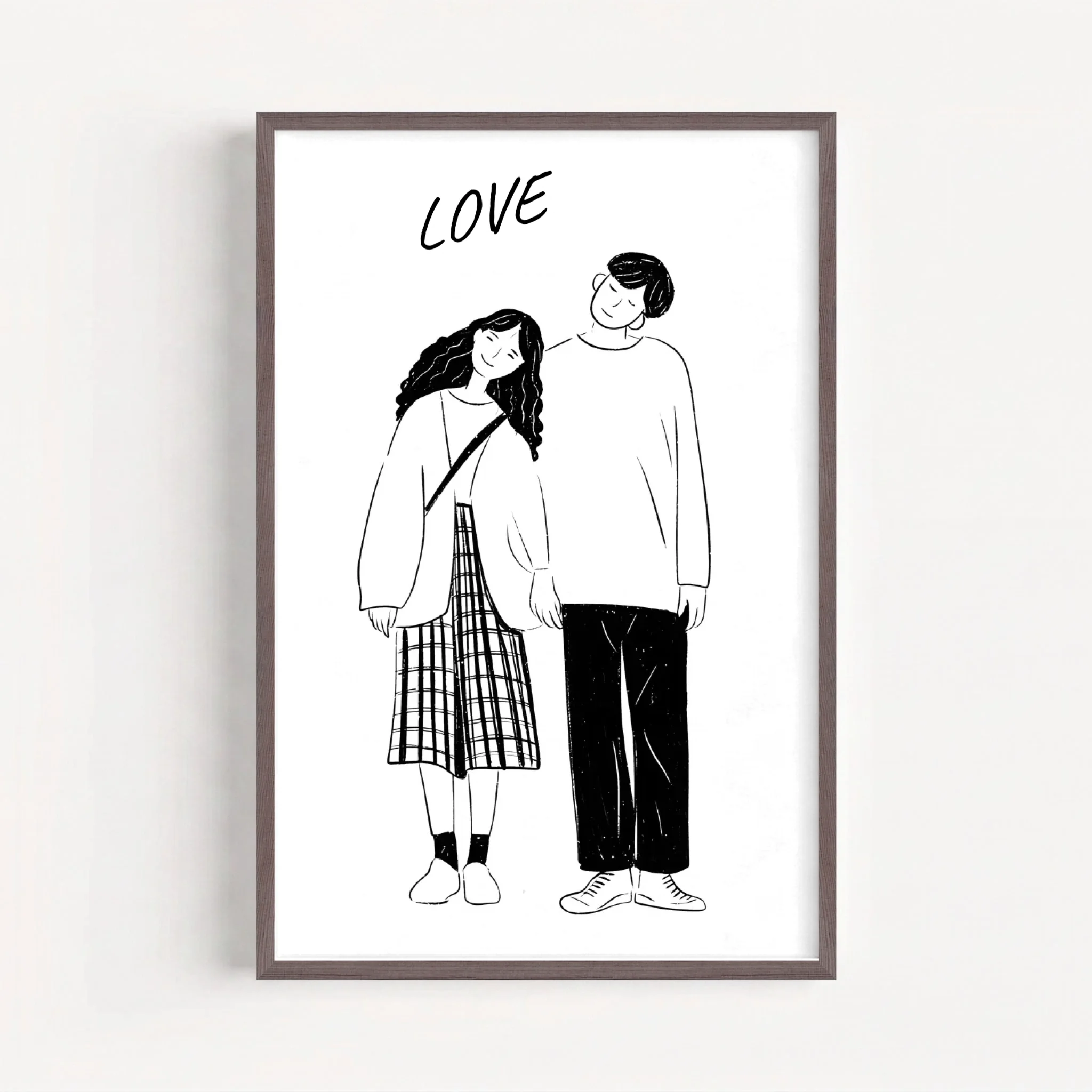 Live Mockup - Frame Poster - Wood - 60x90