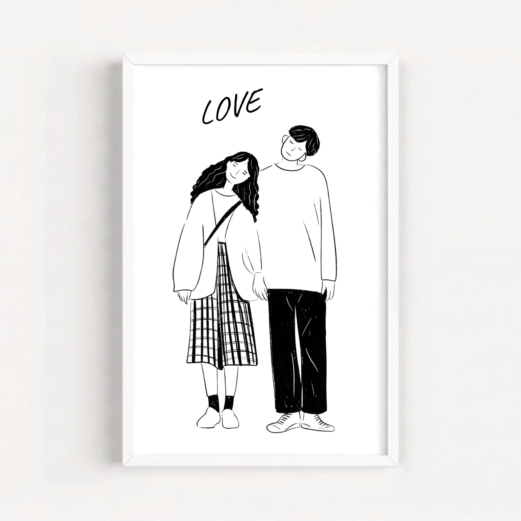 Live Mockup - Frame Poster - White - 40x60
