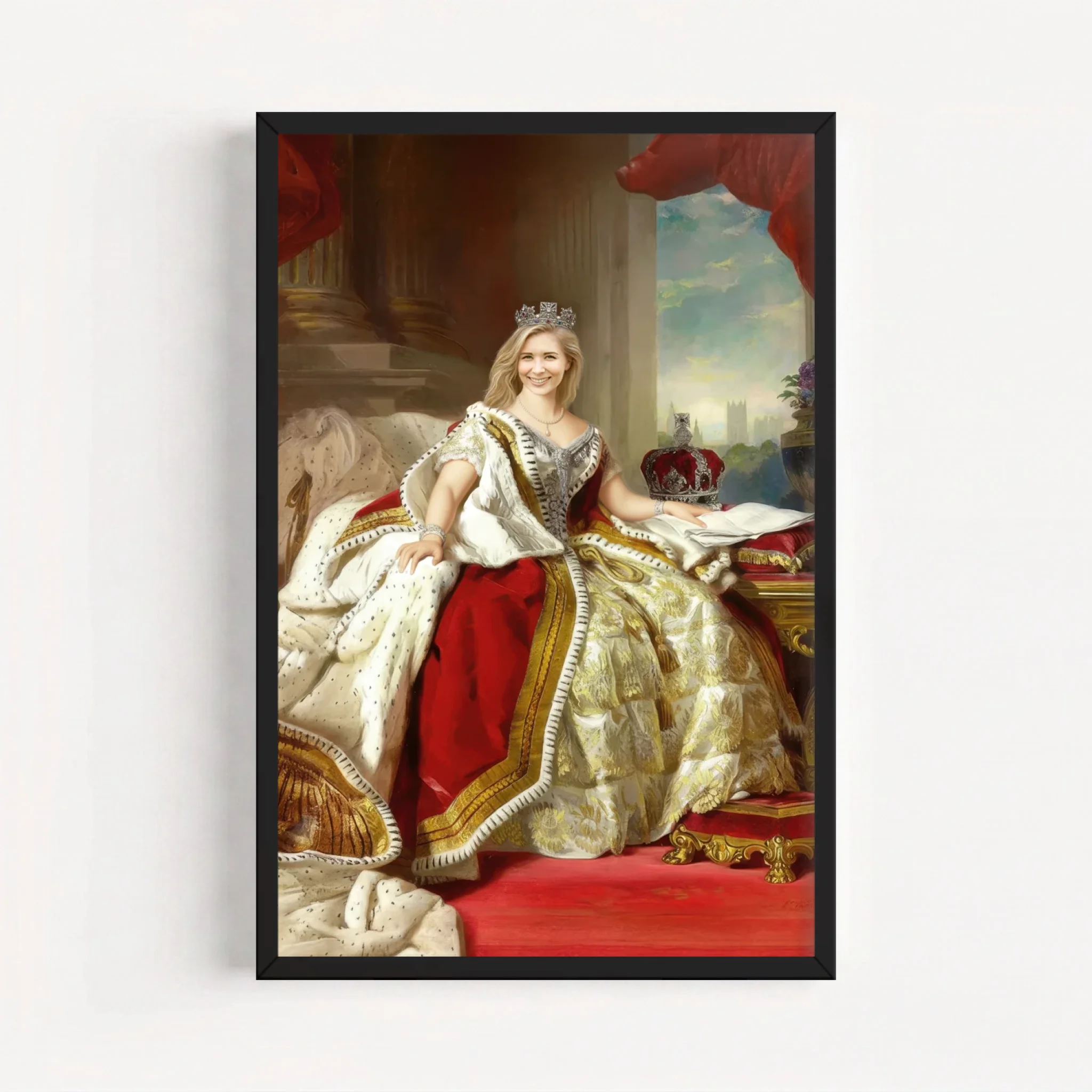 Live Mockup - Frame Poster - Black - 50x75