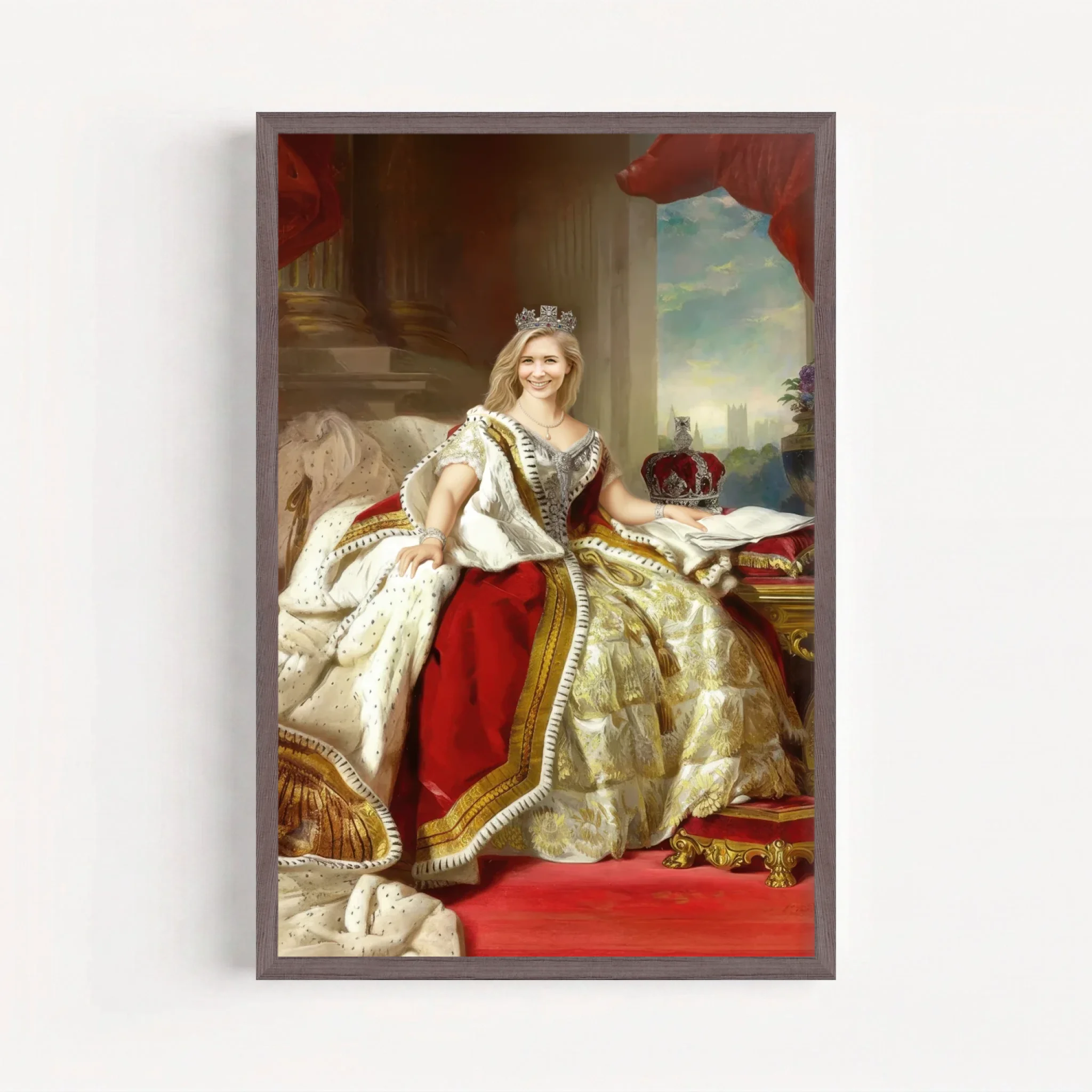 Live Mockup - Frame Poster - Wood - 50x75