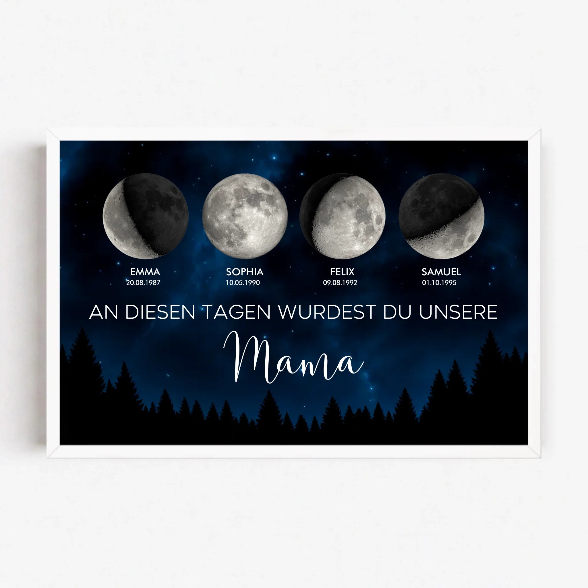 Live Mockup - Frame Poster - White - 60x40
