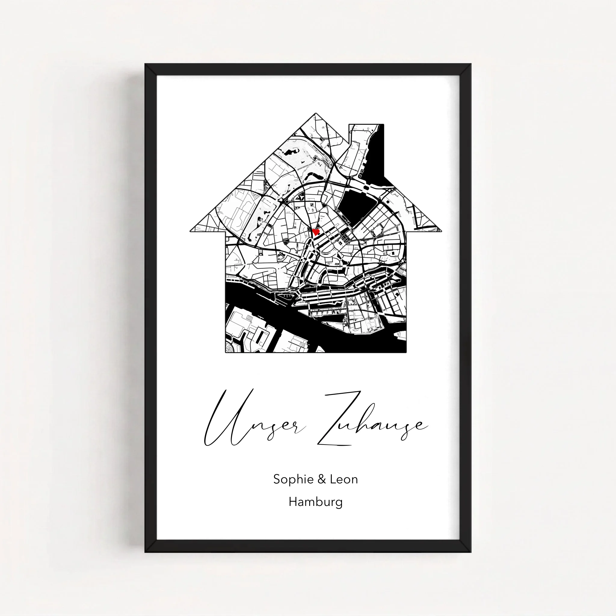 Live Mockup - Frame Poster - Black - 50x75