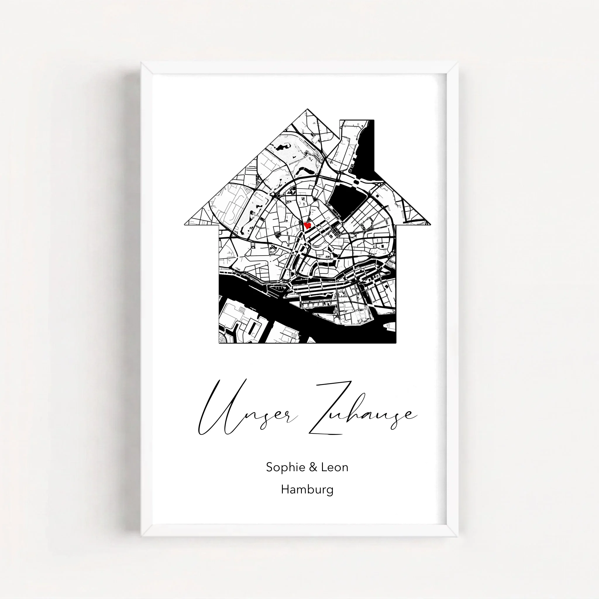 Live Mockup - Frame Poster - White - 50x75