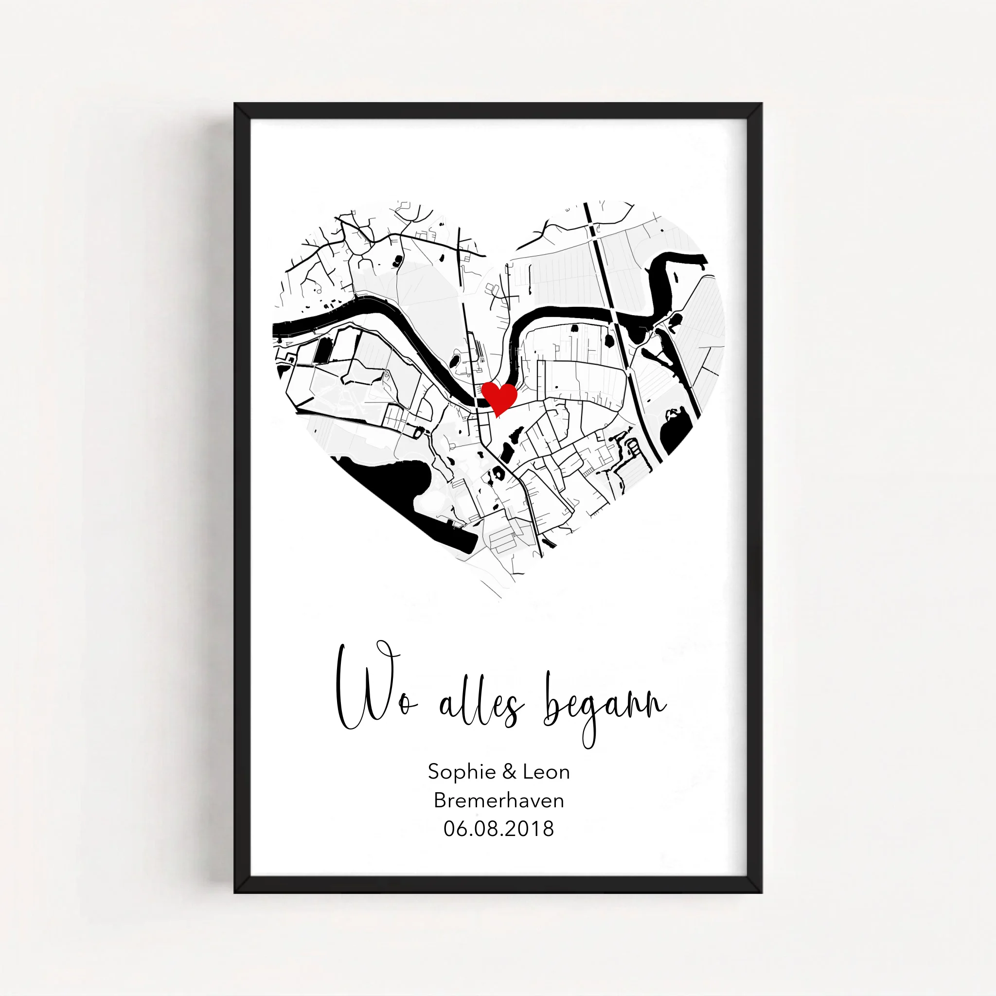 Live Mockup - Frame Poster - Black - 60x90