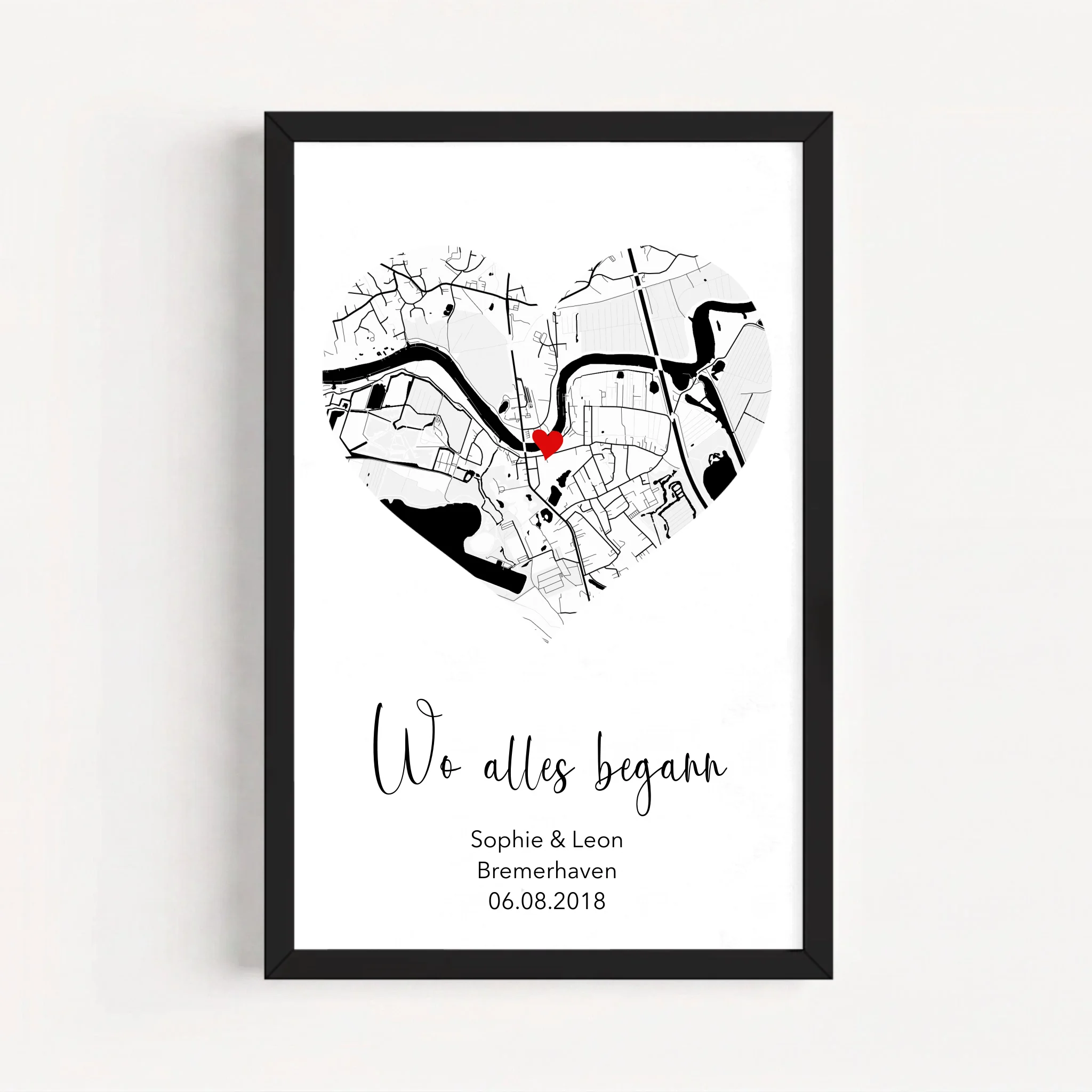 Live Mockup - Frame Poster - Black - 20x30