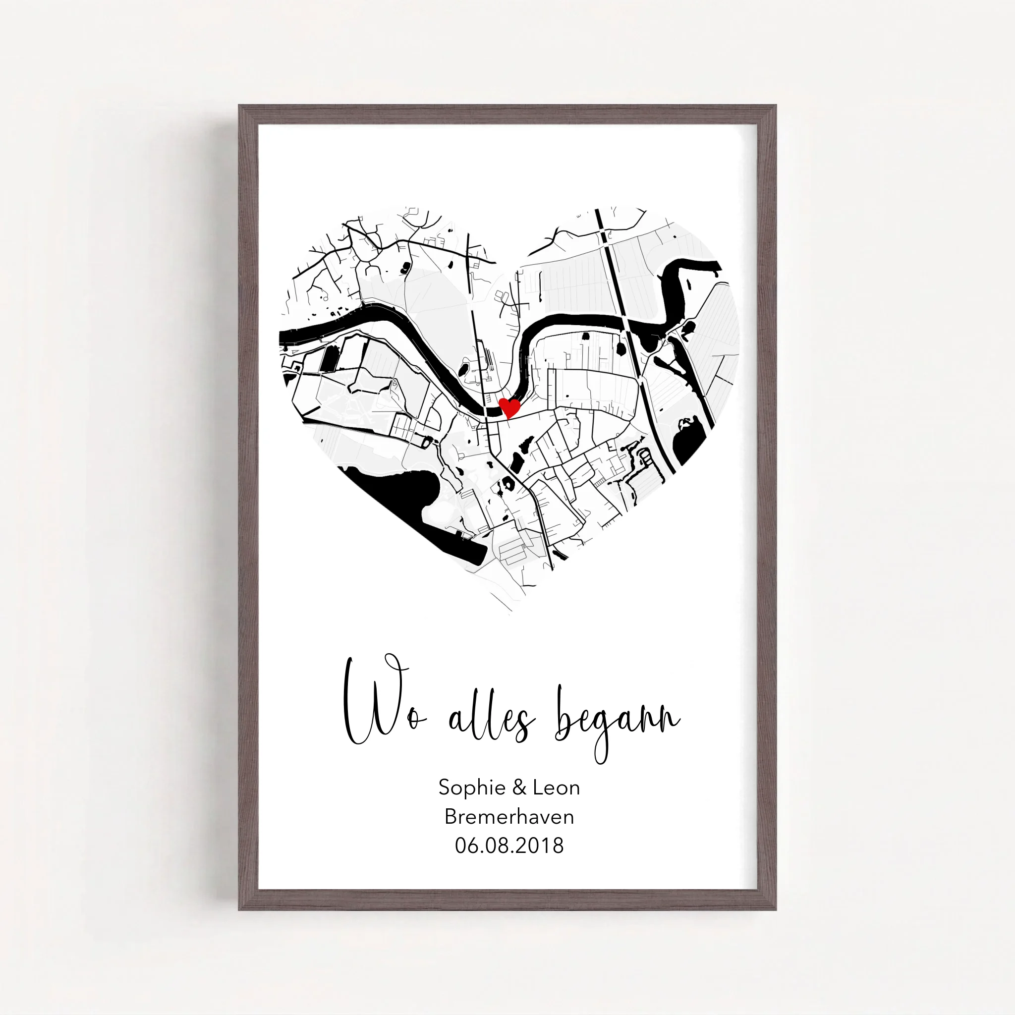 Live Mockup - Frame Poster - Wood - 50x75