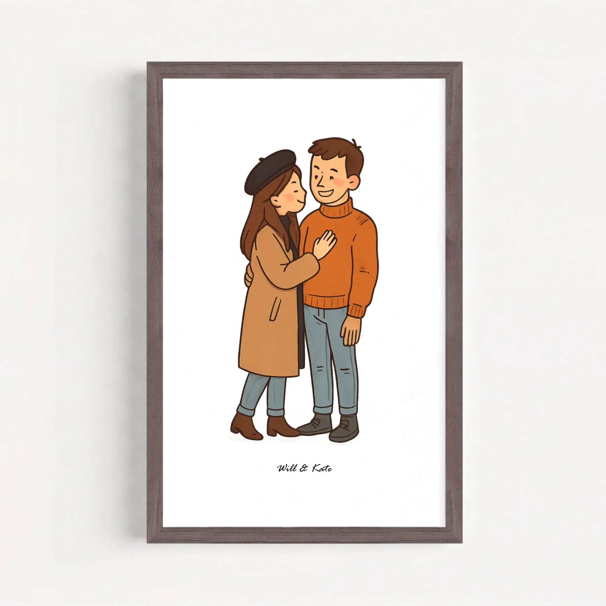Live Mockup - Frame Poster - Wood - 20x30
