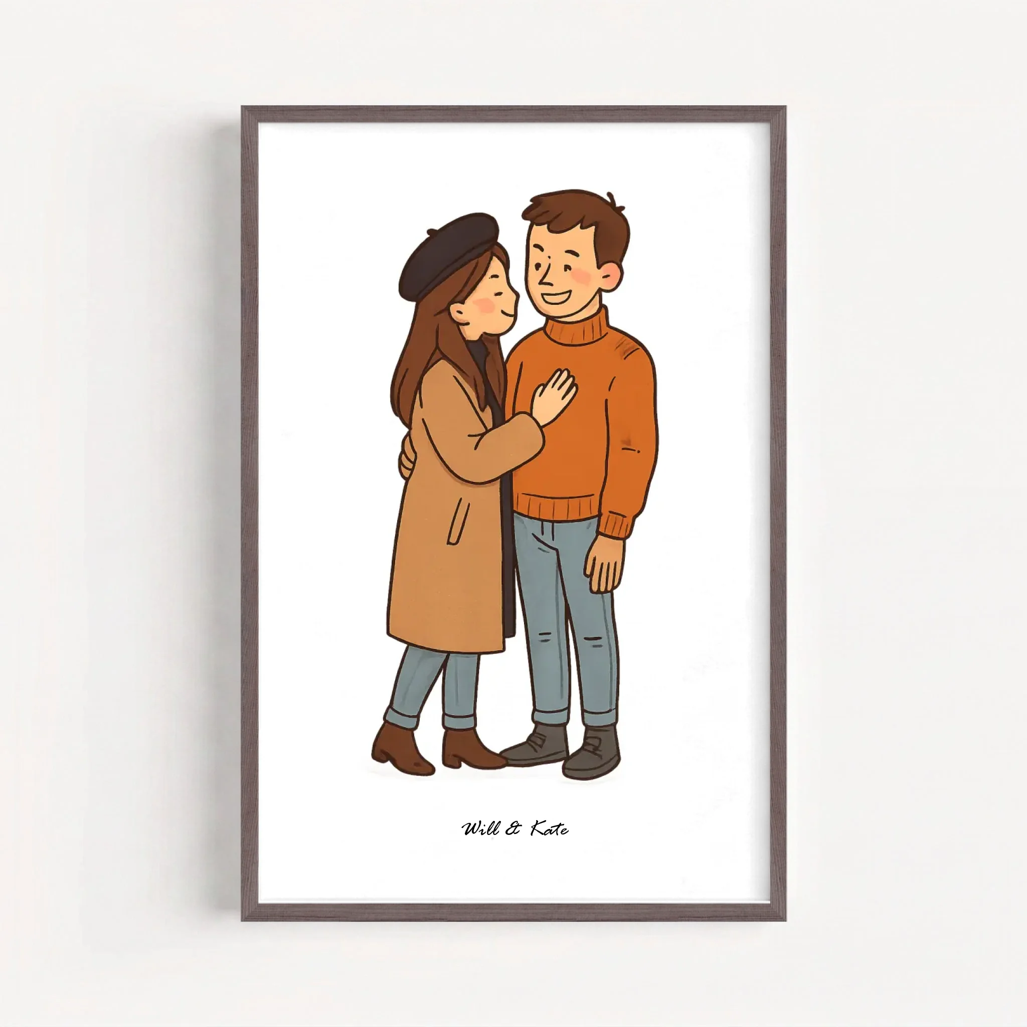 Live Mockup - Frame Poster - Wood - 60x90
