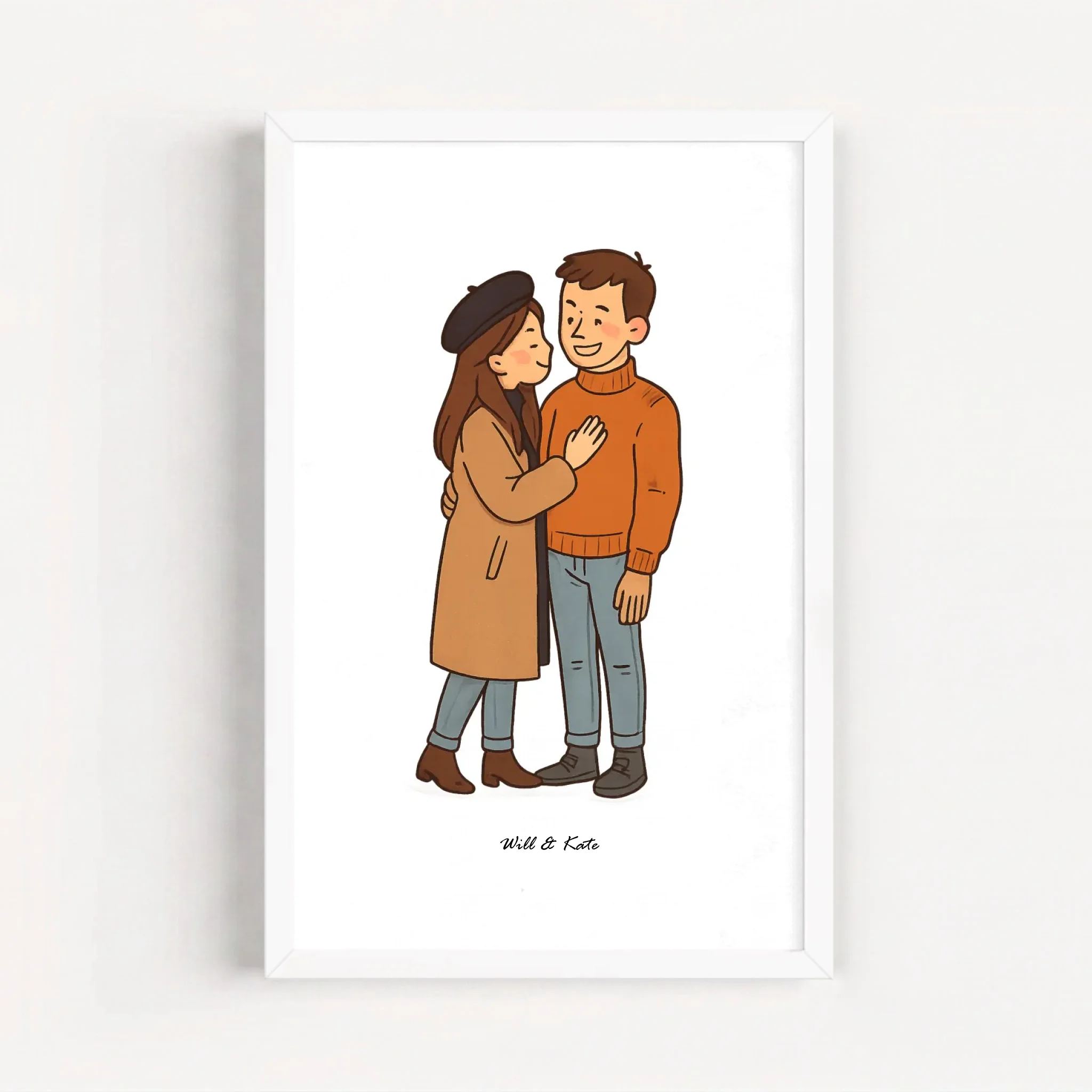 Live Mockup - Frame Poster - White - 20x30