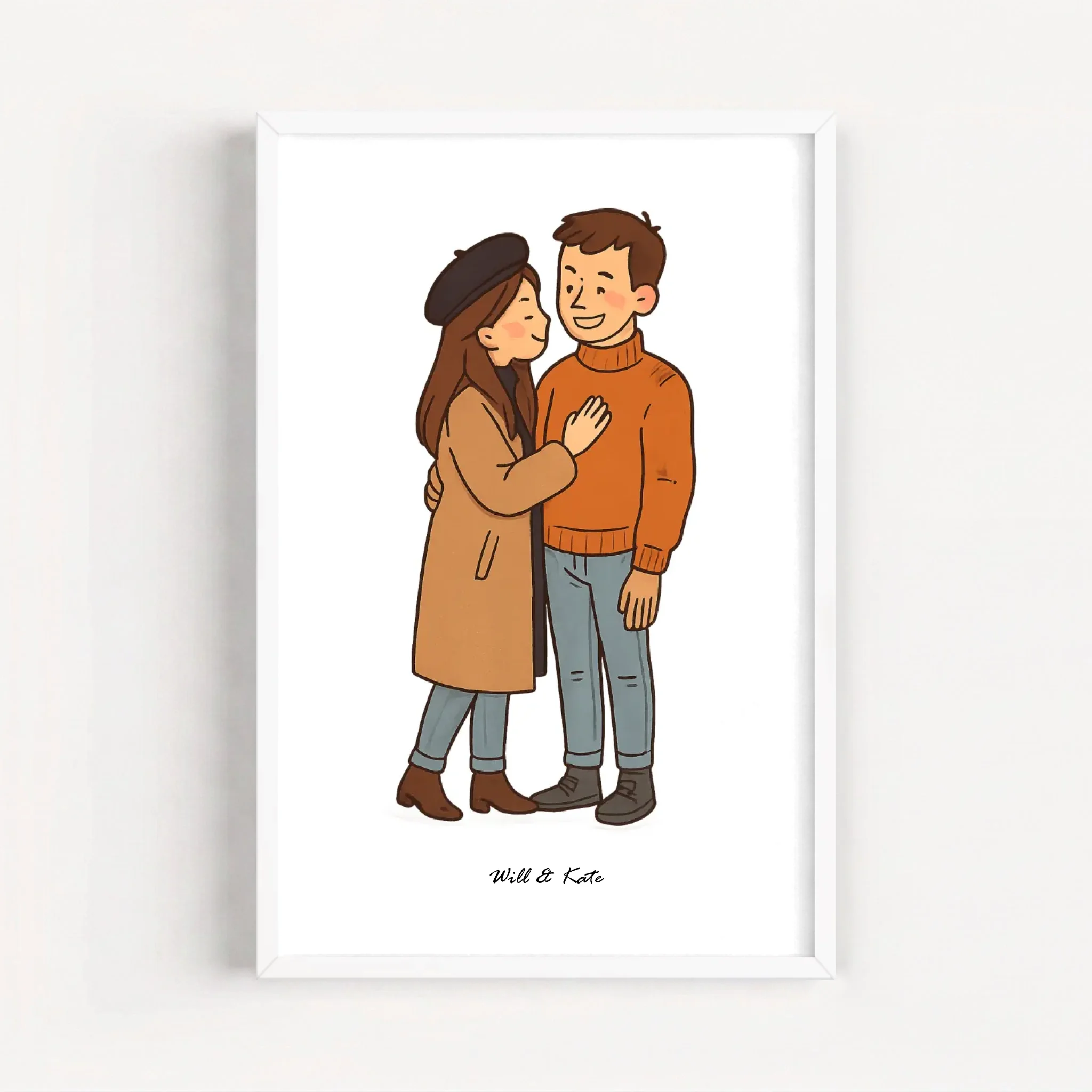 Live Mockup - Frame Poster - White - 50x75