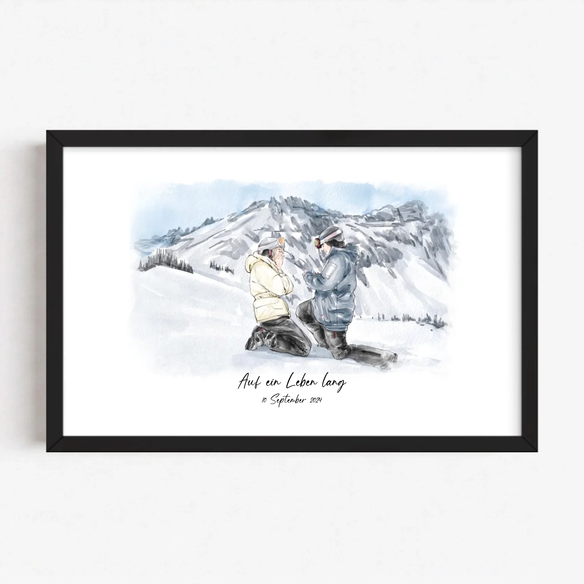 Live Mockup - Frame Poster - Black - 30x20