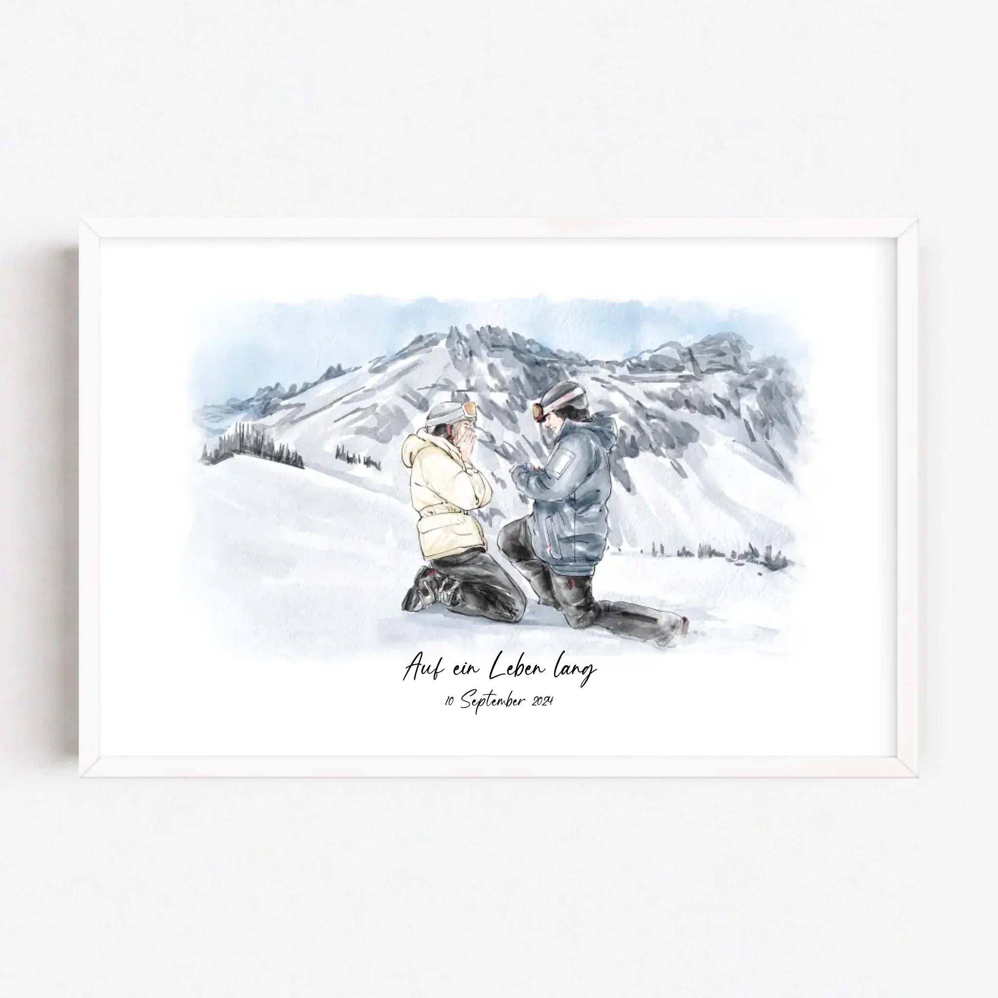 Live Mockup - Frame Poster - White - 75x50