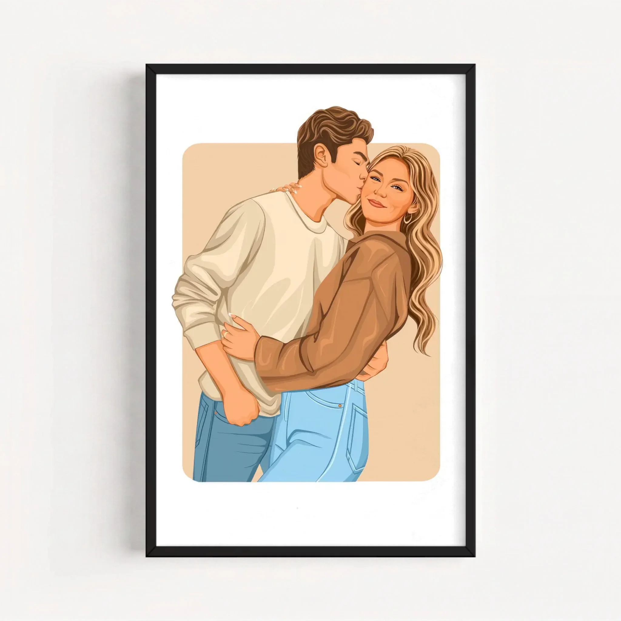 Live Mockup - Frame Poster - Black - 60x90
