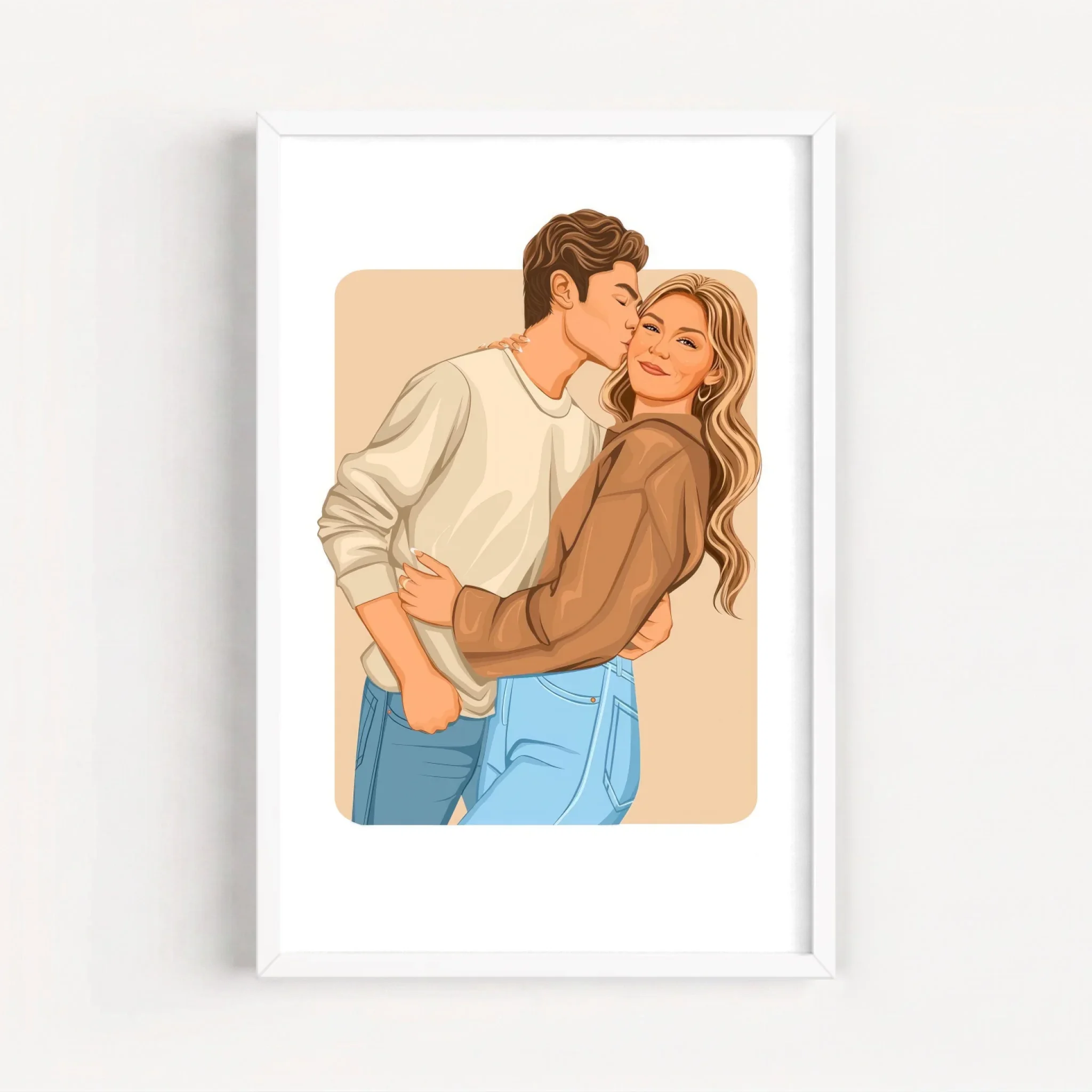 Live Mockup - Frame Poster - White - 40x60