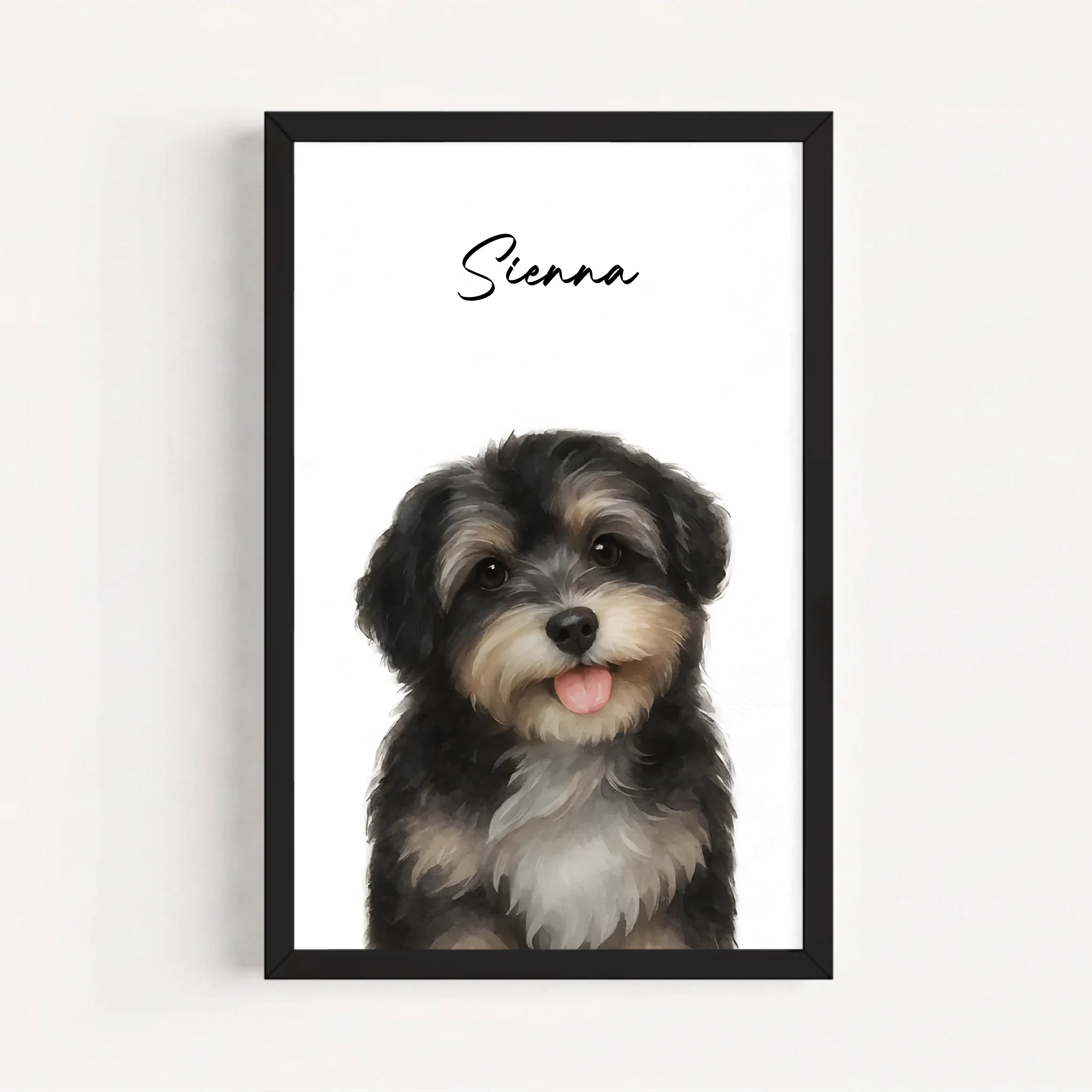 Live Mockup - Frame Poster - Black - 20x30