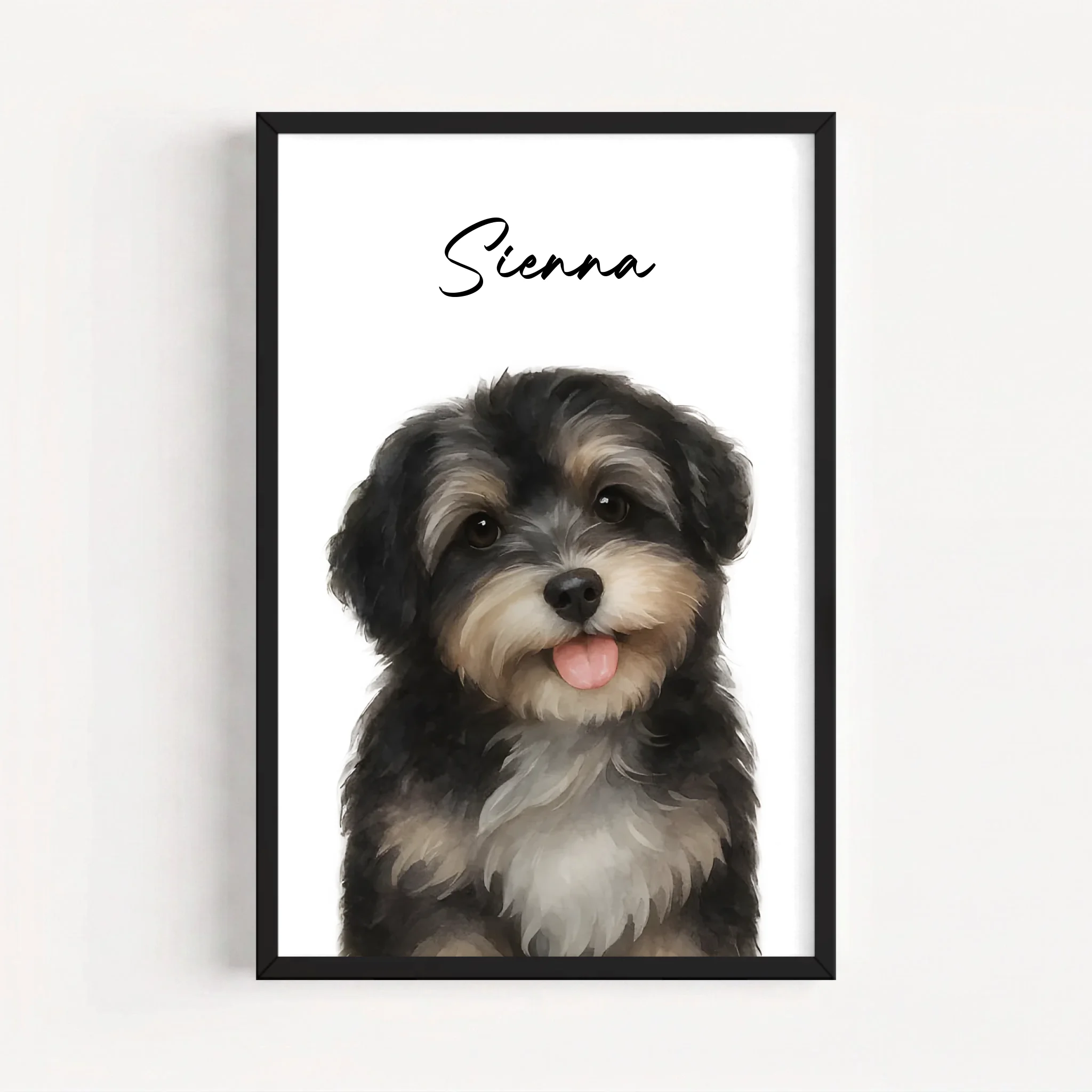 Live Mockup - Frame Poster - Black - 50x75