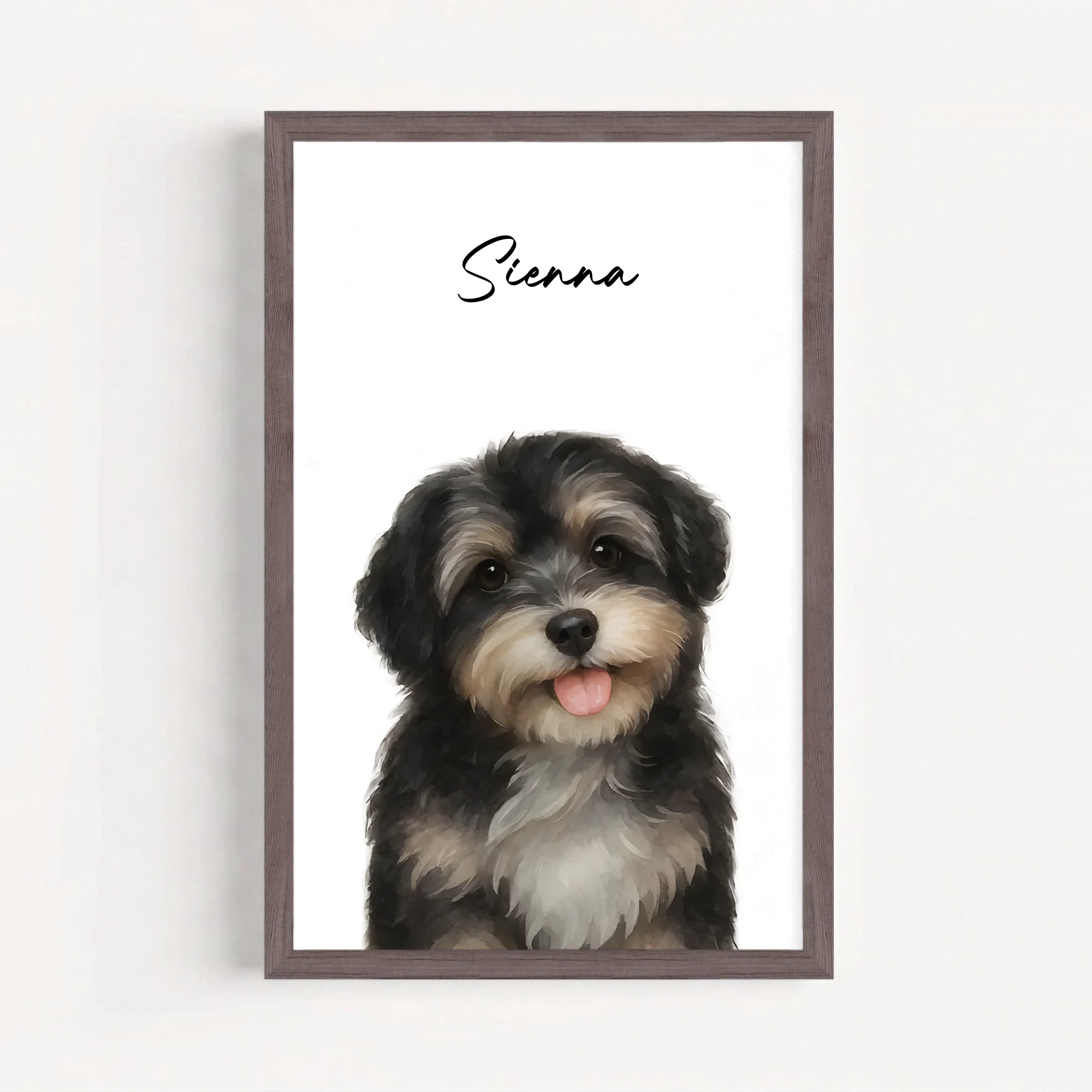 Live Mockup - Frame Poster - Wood - 20x30