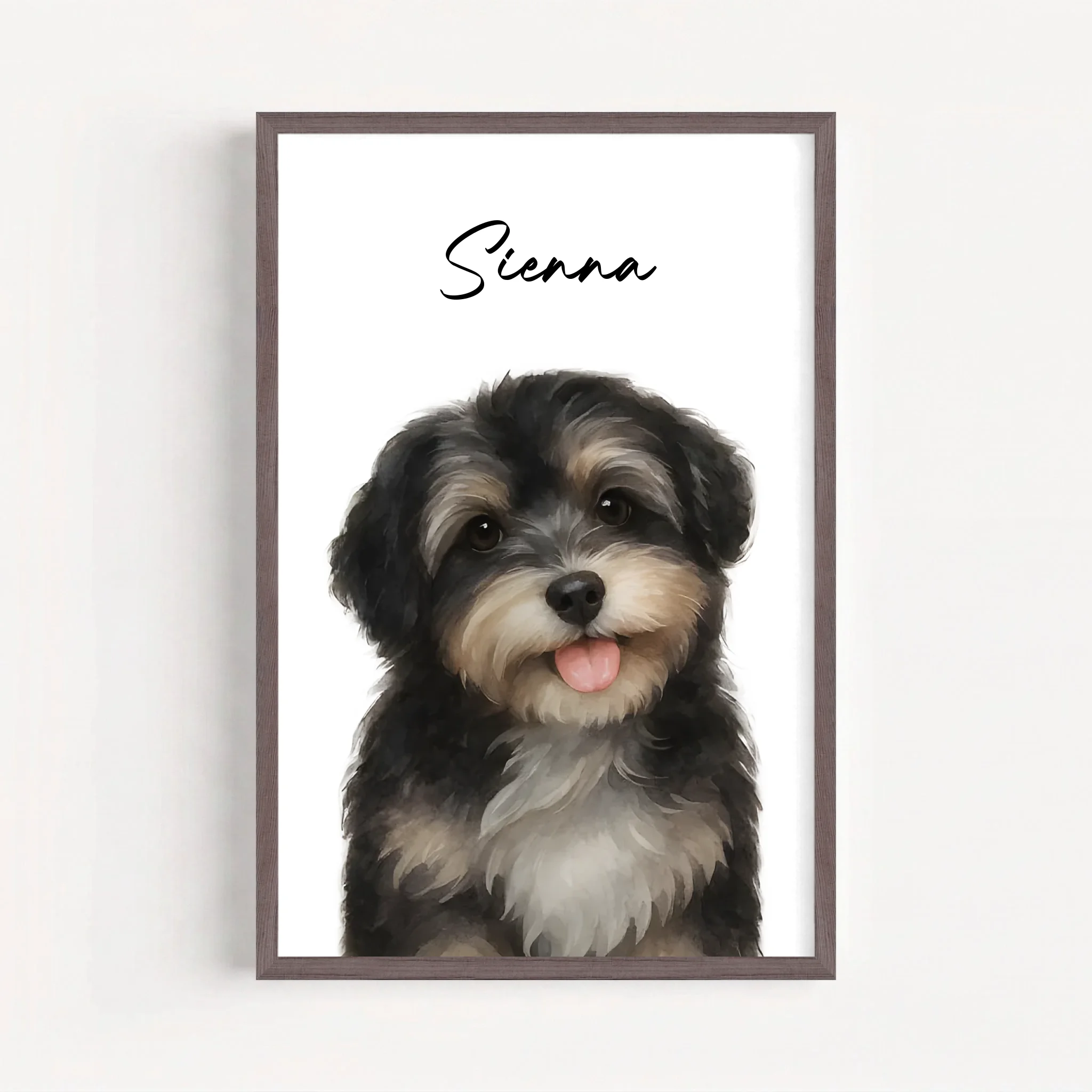 Live Mockup - Frame Poster - Wood - 50x75