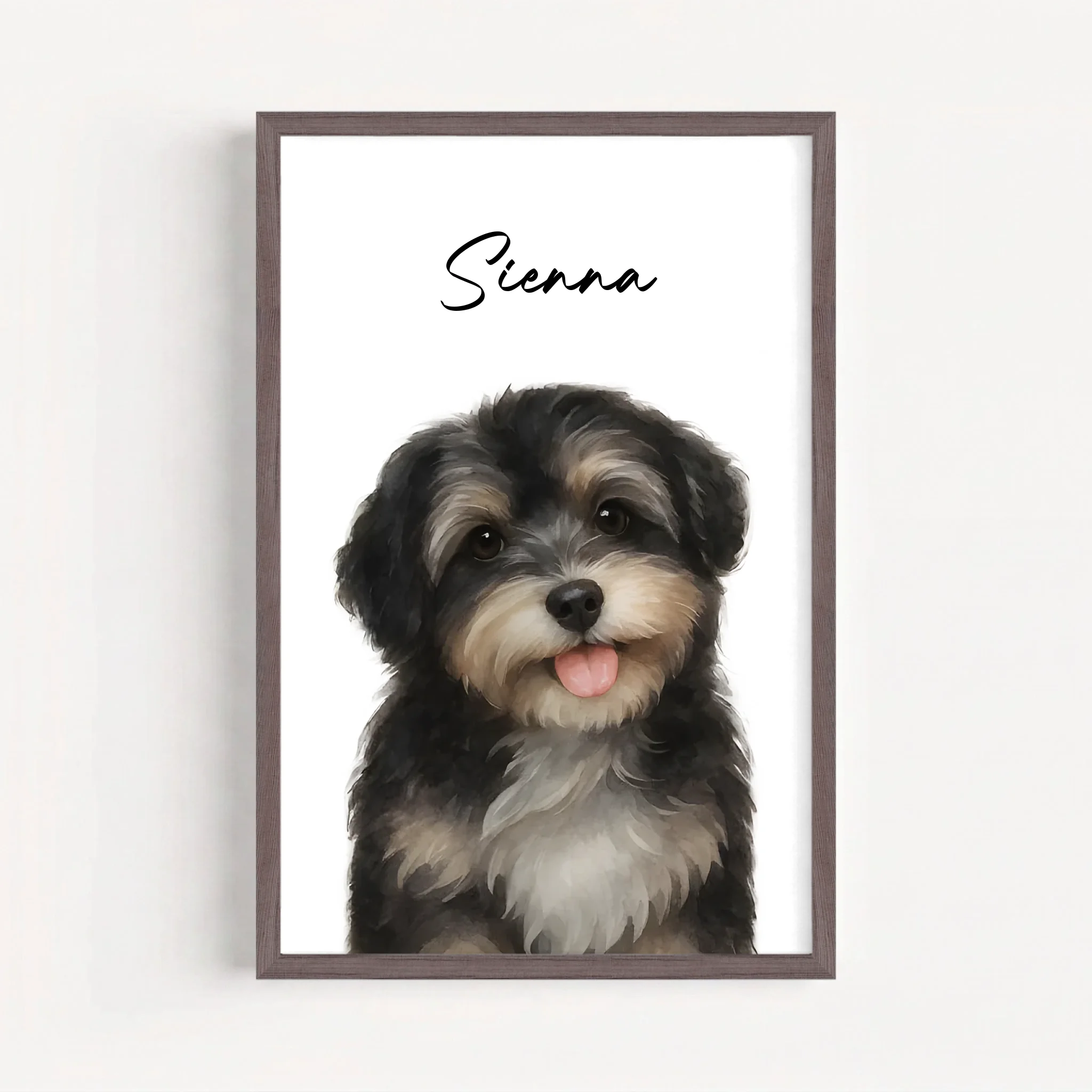Live Mockup - Frame Poster - Wood - 40x60