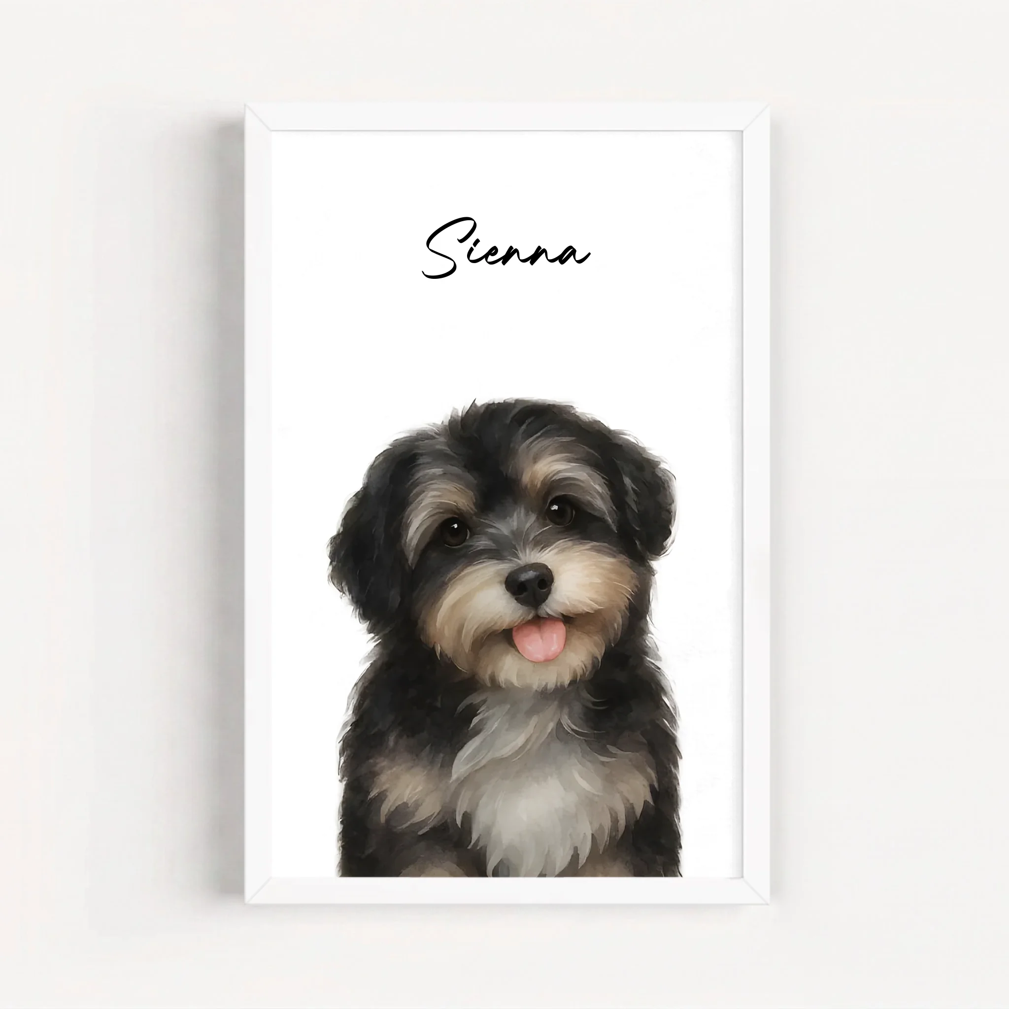 Live Mockup - Frame Poster - White - 20x30