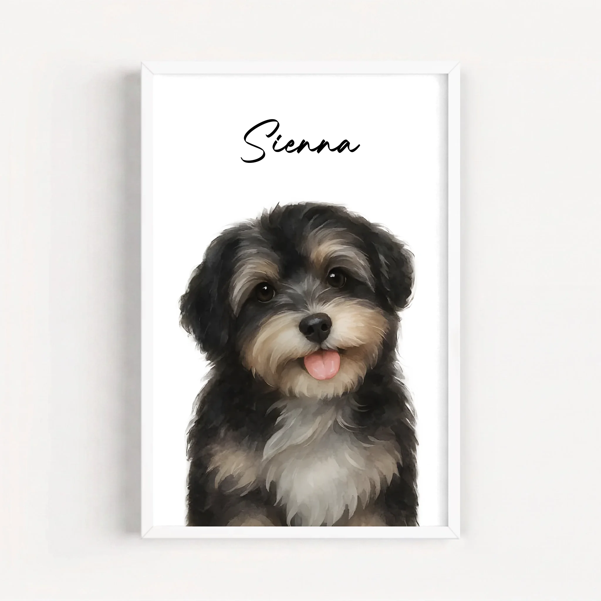 Live Mockup - Frame Poster - White - 50x75
