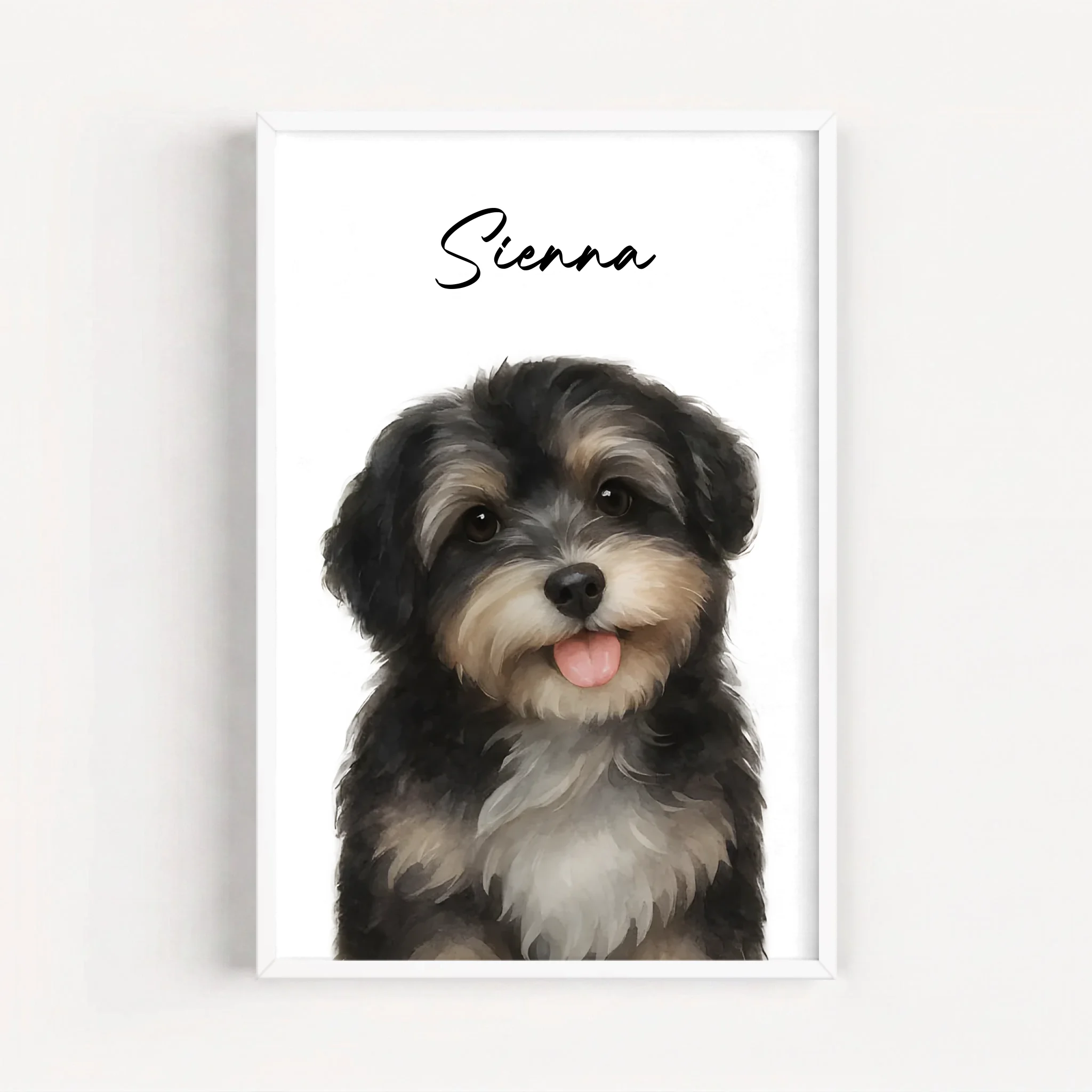 Live Mockup - Frame Poster - White - 60x90