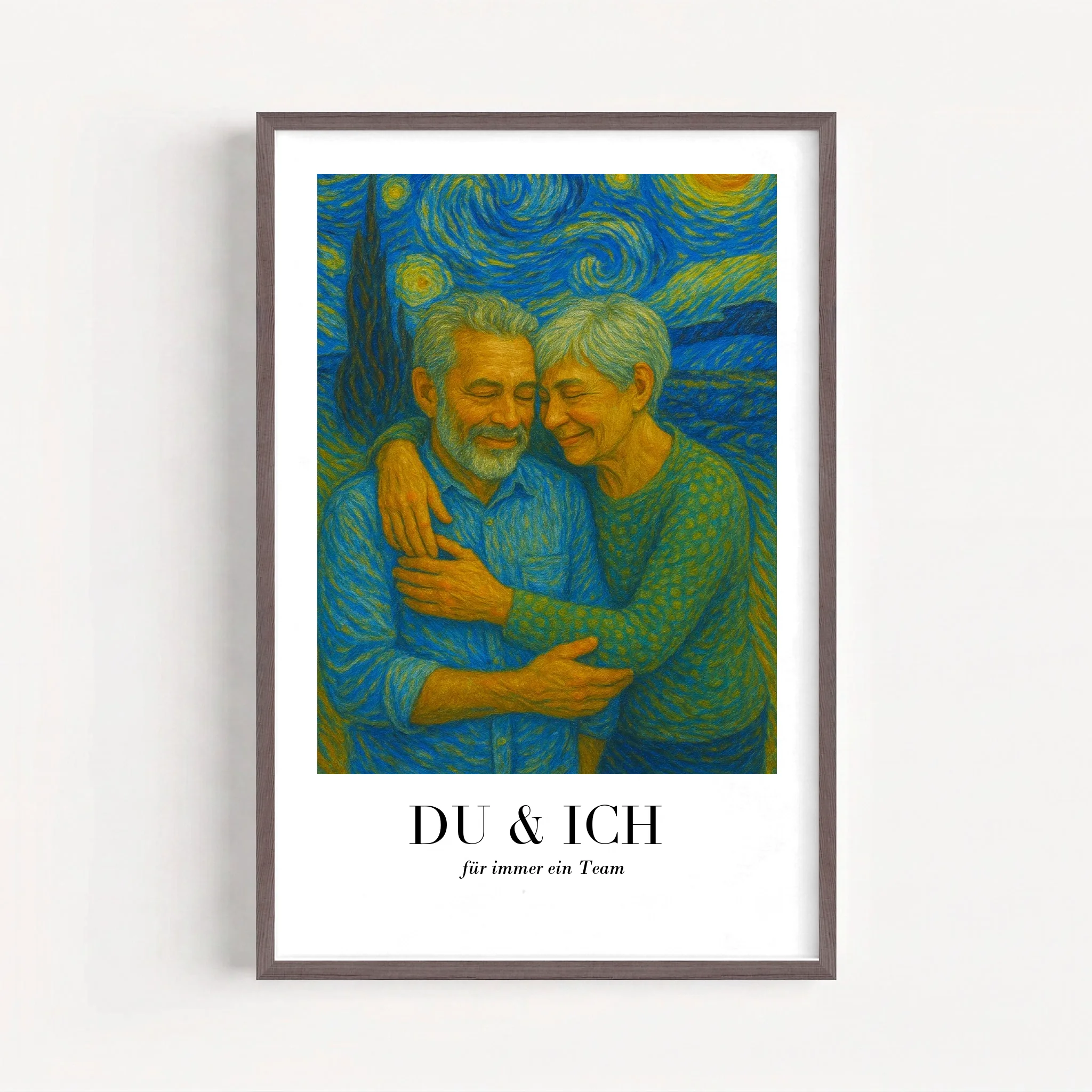 Live Mockup - Frame Poster - Wood - 60x90