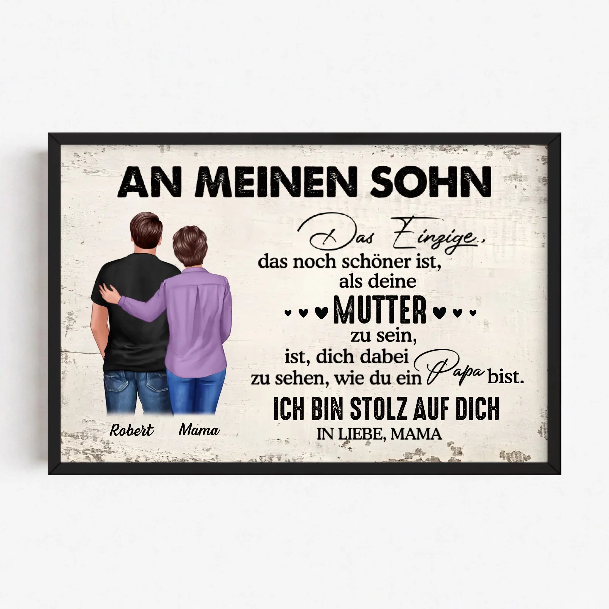 Live Mockup - Frame Poster - Black - 75x50