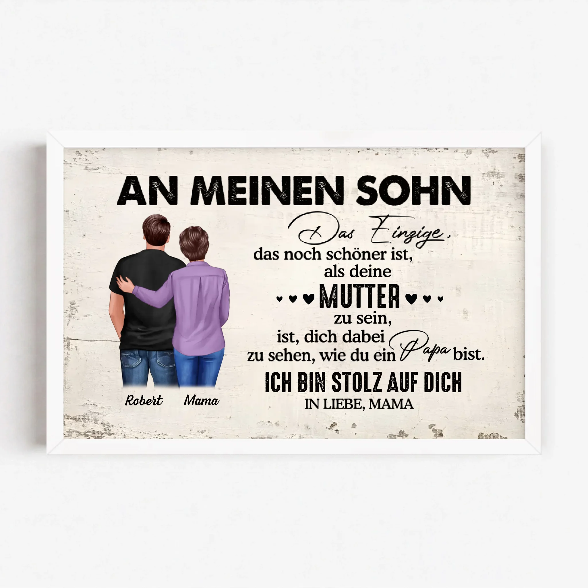 Live Mockup - Frame Poster - White - 30x20