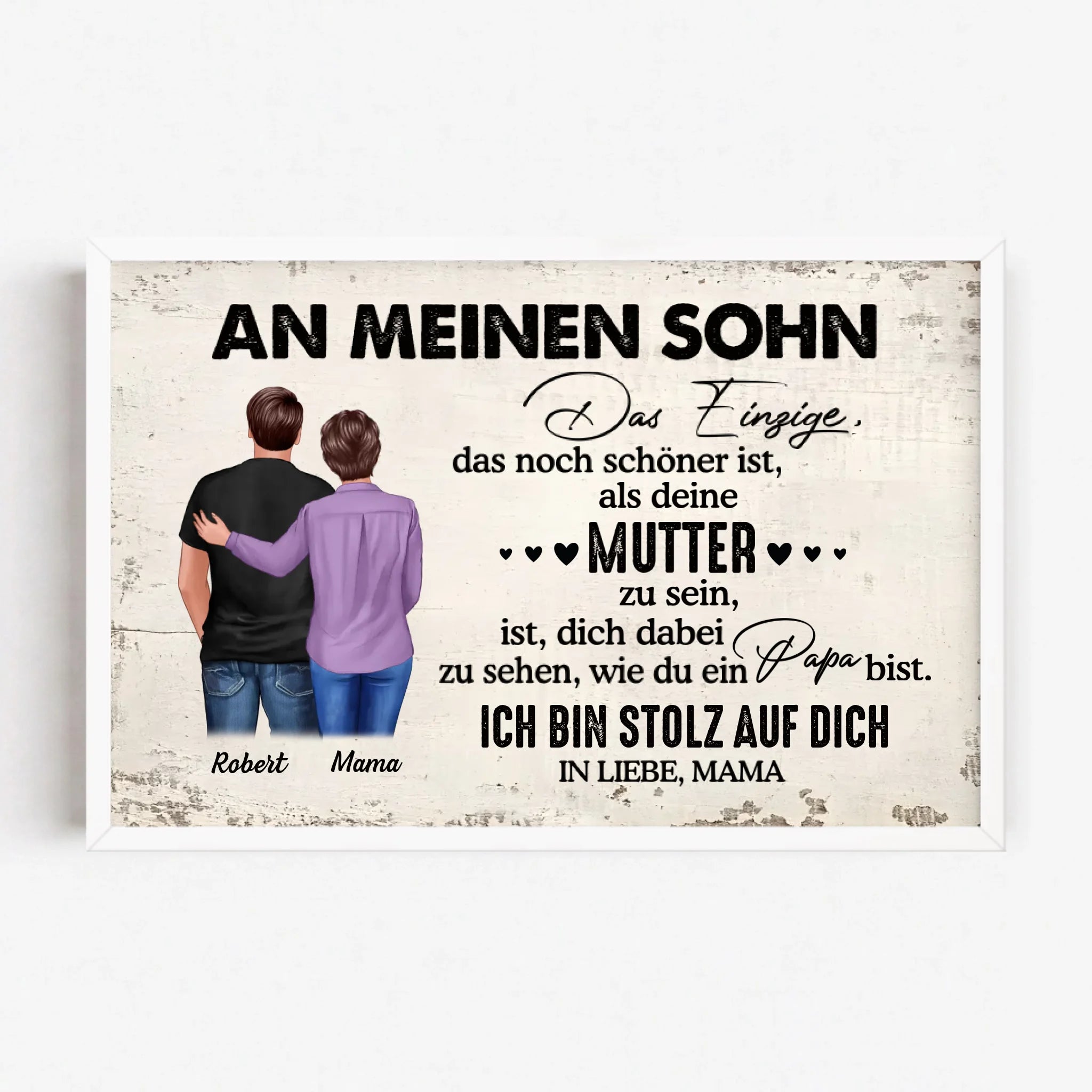 Live Mockup - Frame Poster - White - 60x40