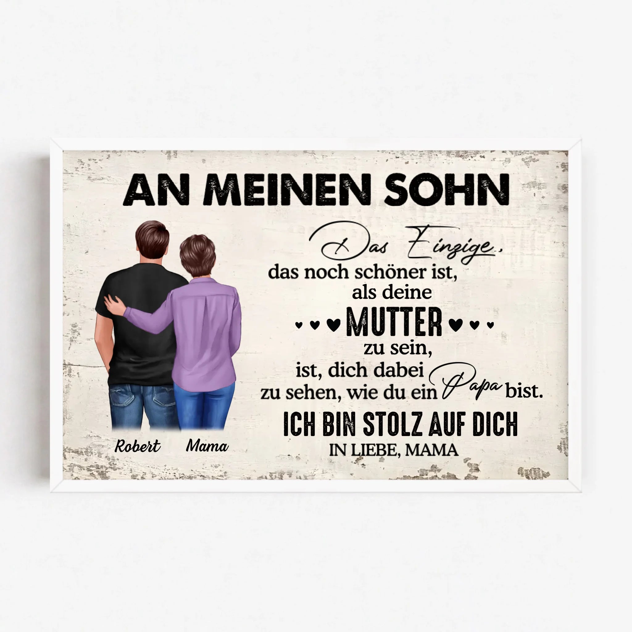 Live Mockup - Frame Poster - White - 75x50