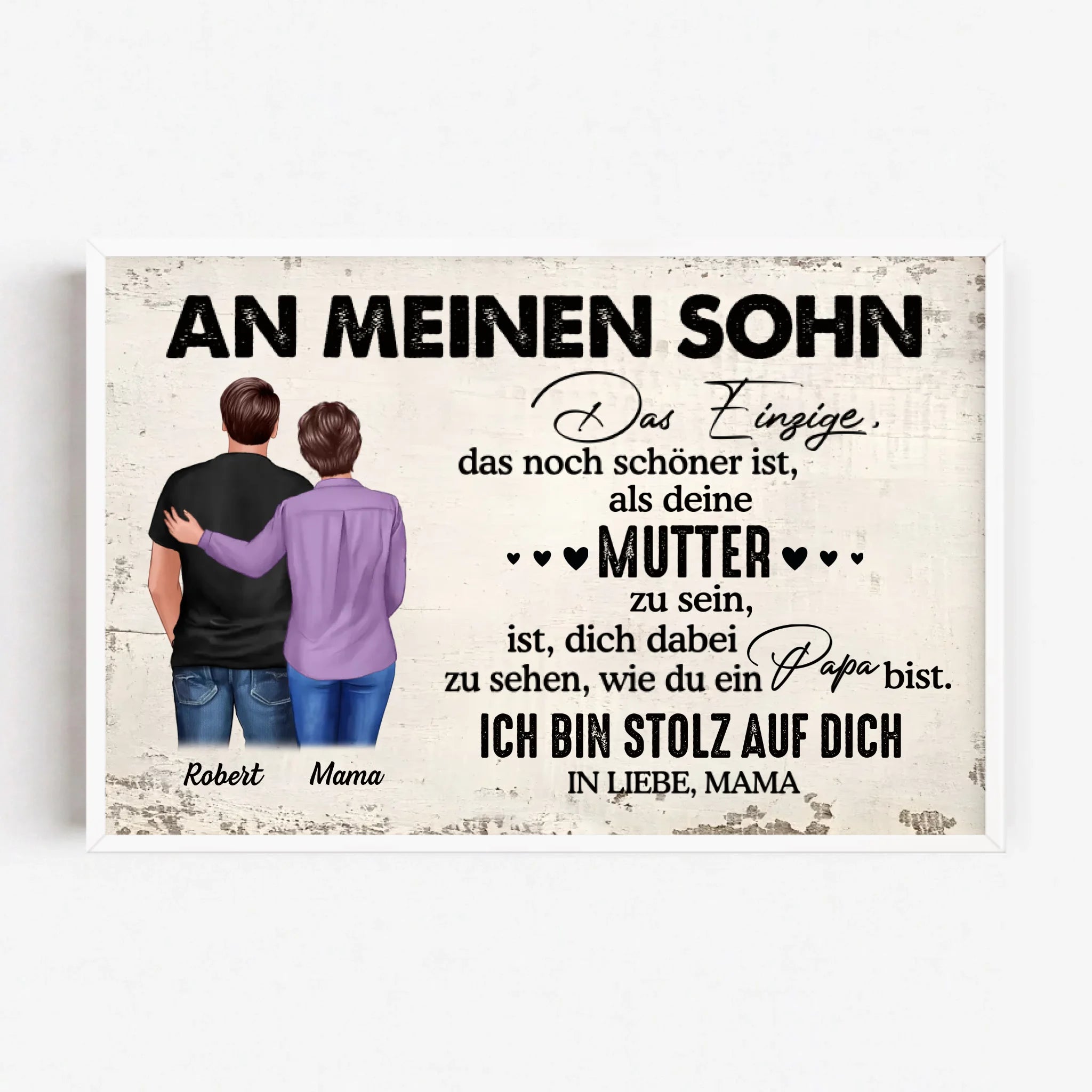 Live Mockup - Frame Poster - White - 90x60