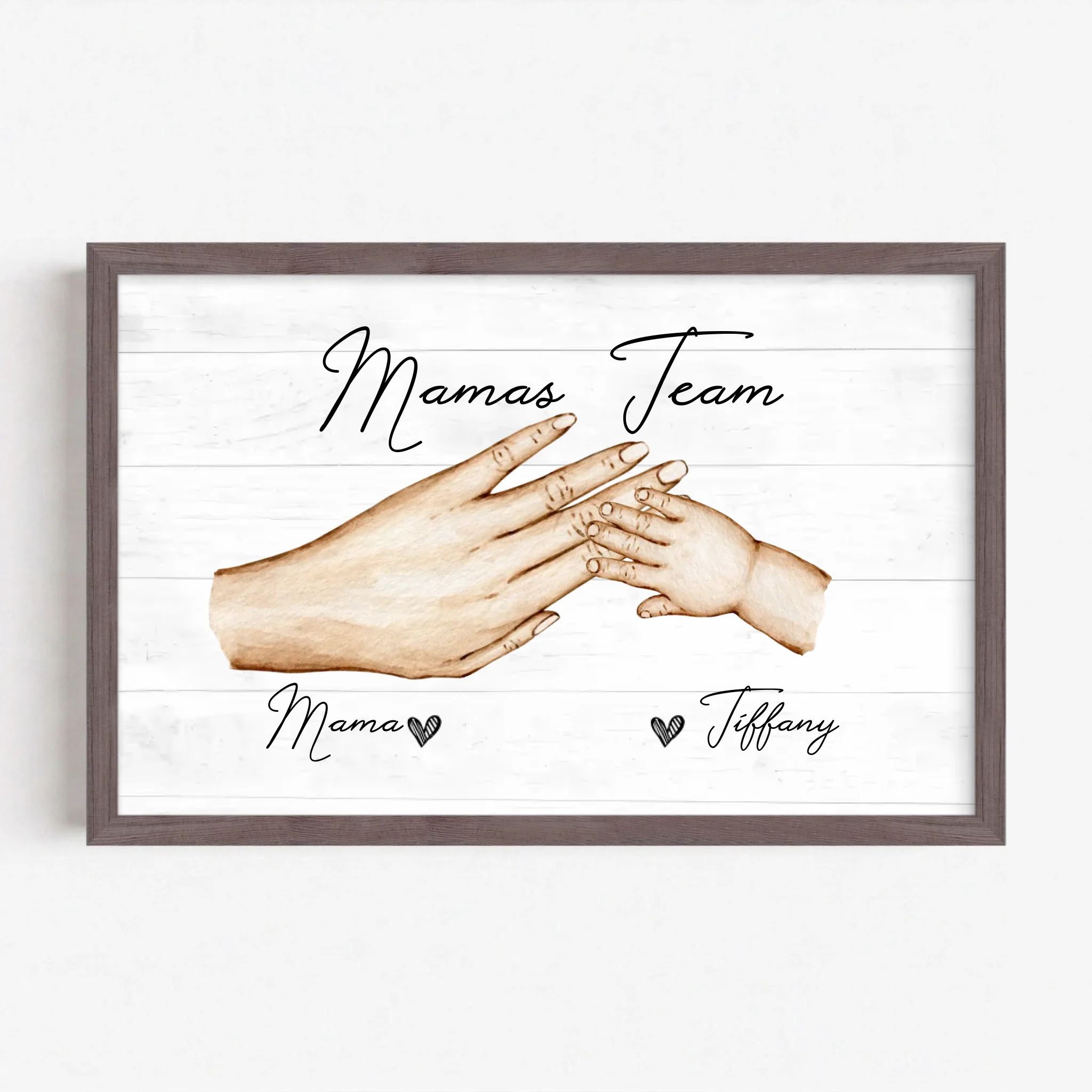 Live Mockup - Frame Poster - Wood - 30x20