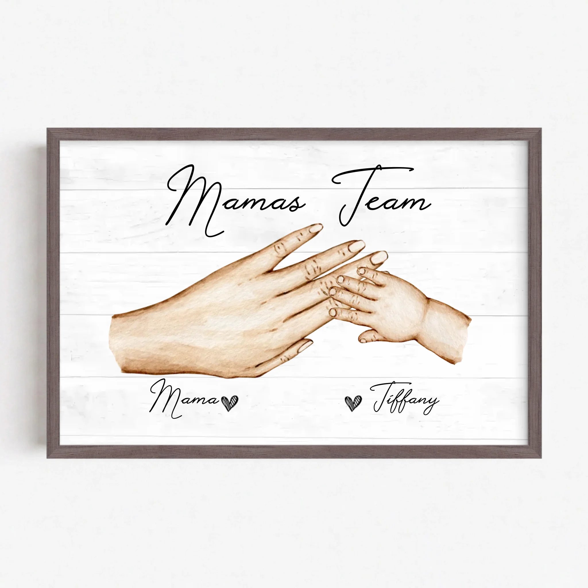 Live Mockup - Frame Poster - Wood - 60x40