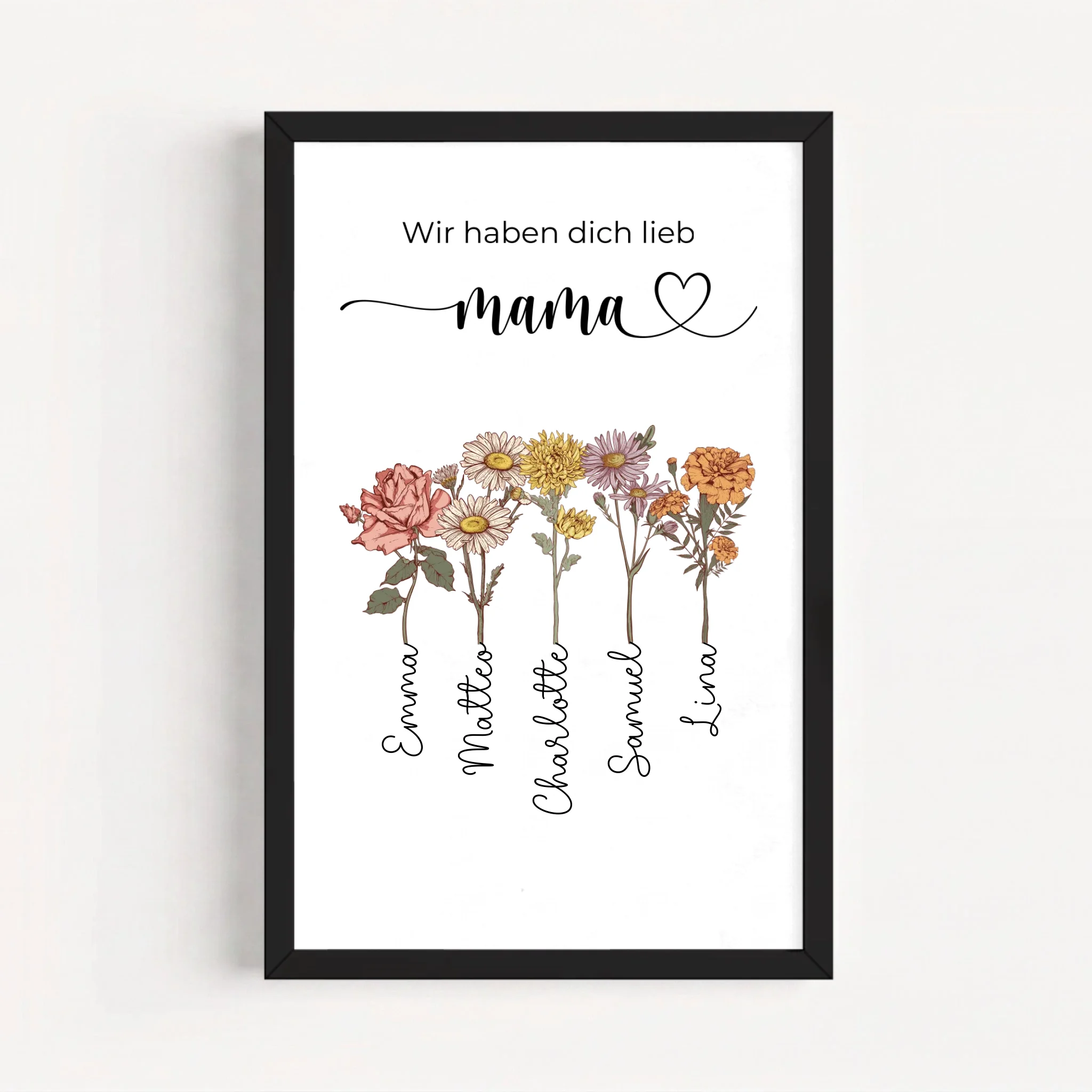 Live Mockup - Frame Poster - Black - 20x30