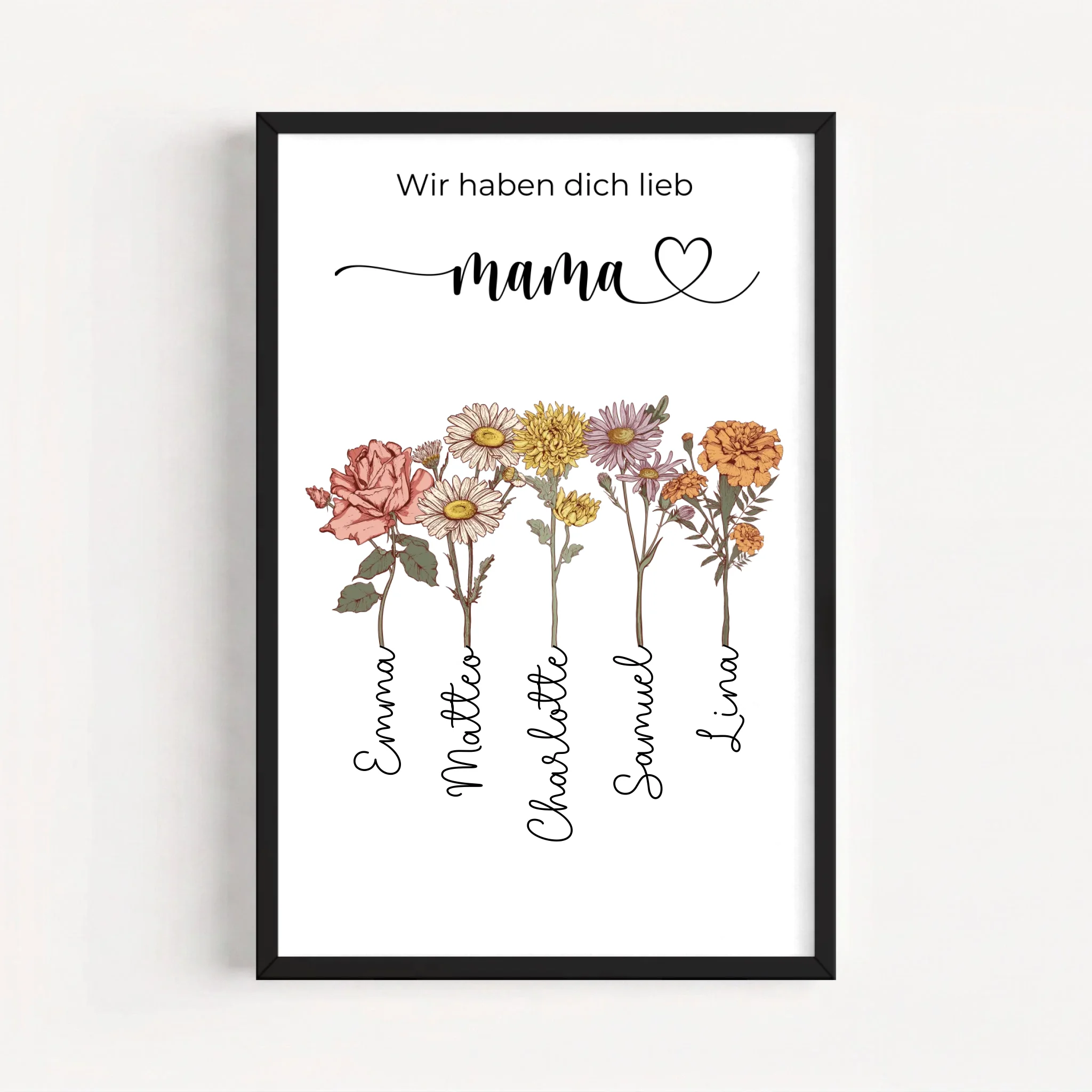 Live Mockup - Frame Poster - Black - 50x75