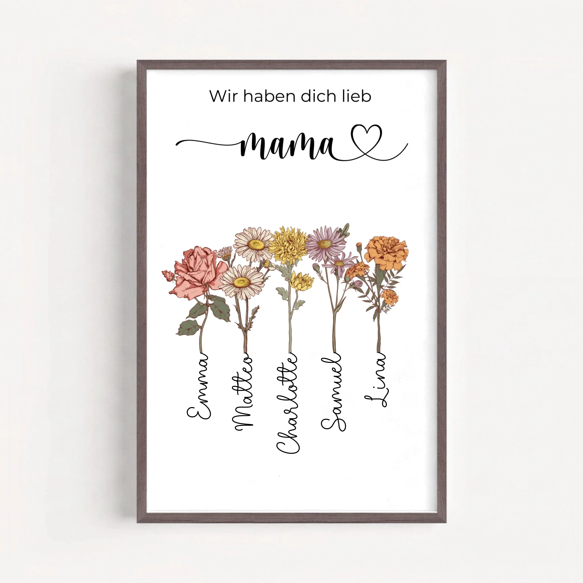 Live Mockup - Frame Poster - Wood - 60x90