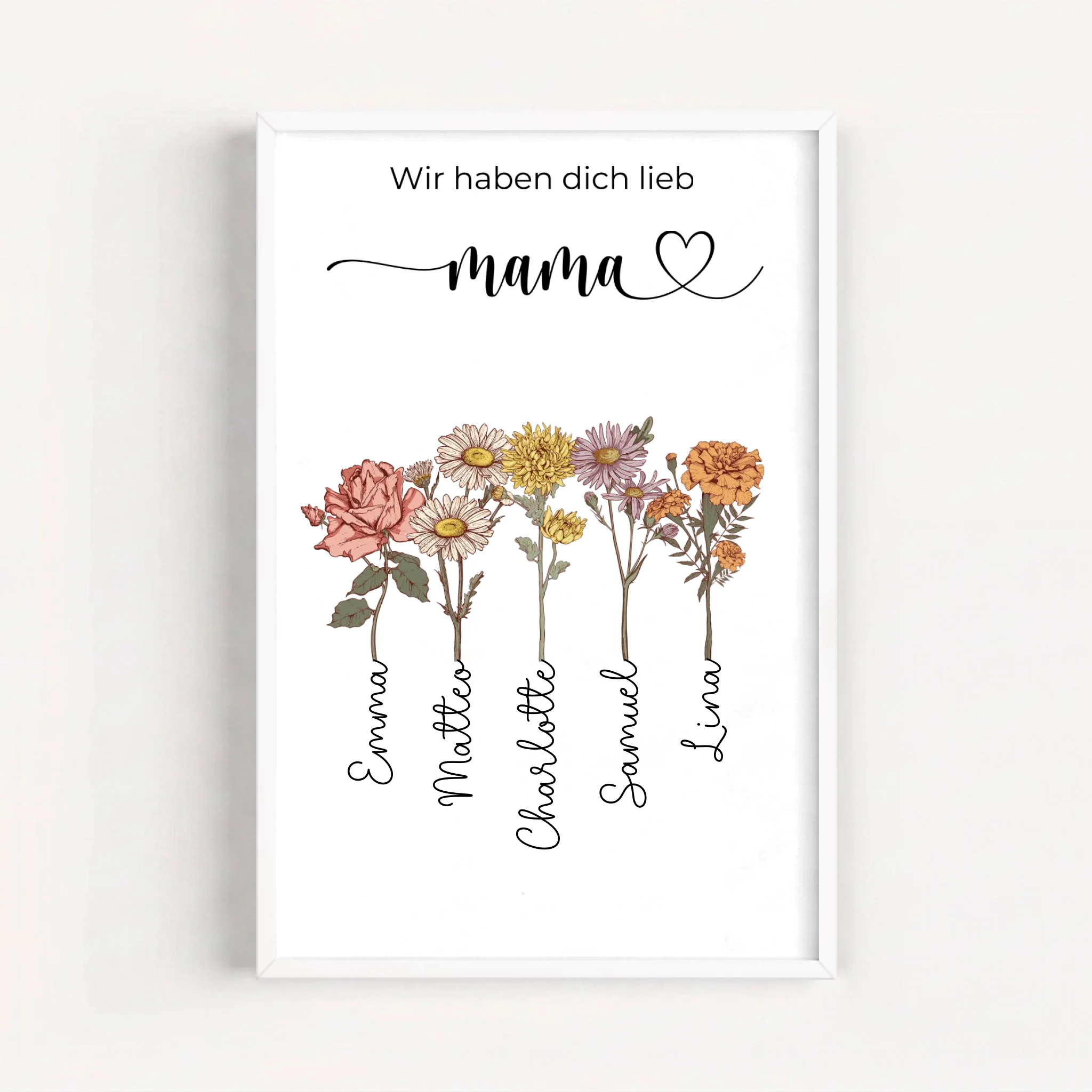 Live Mockup - Frame Poster - White - 60x90