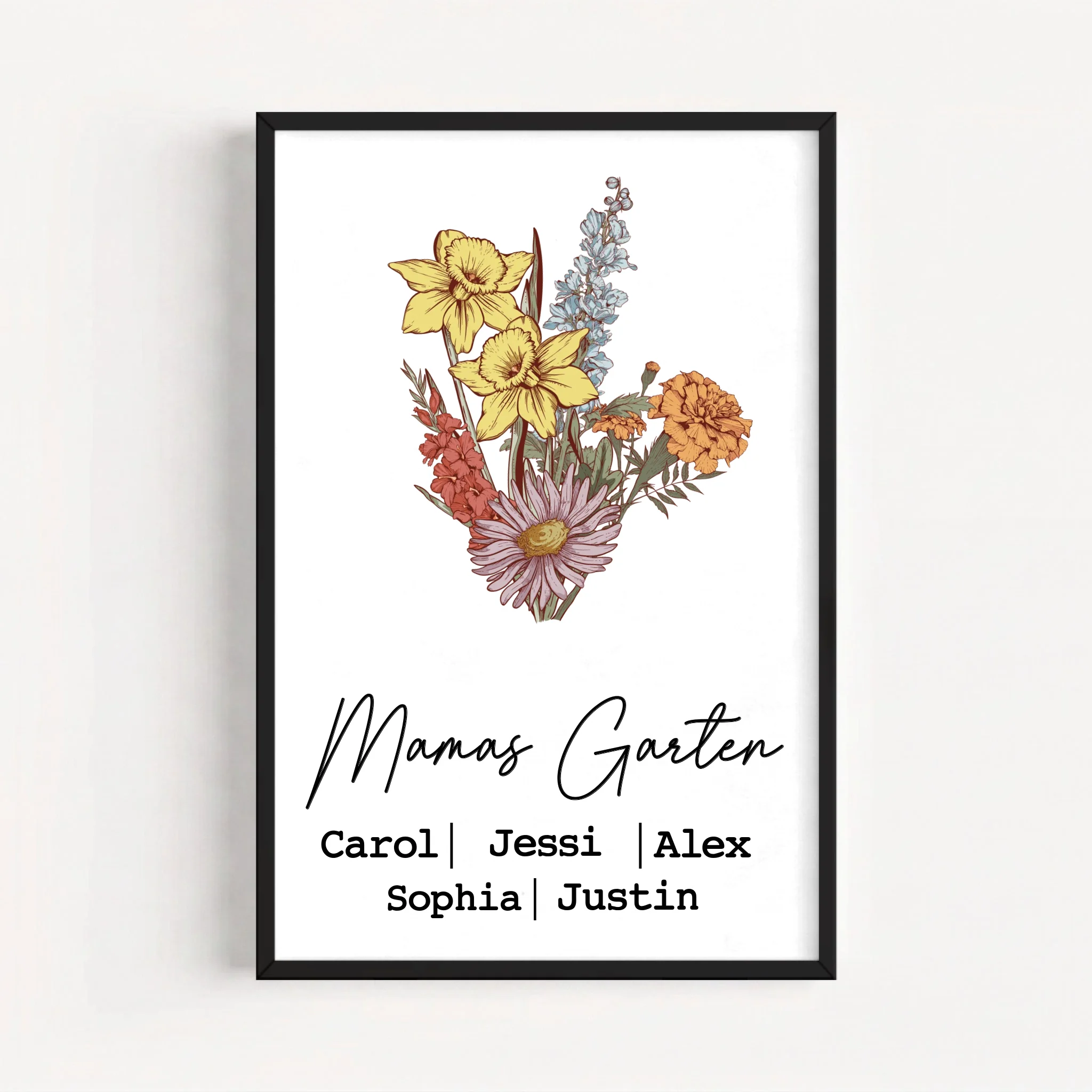 Live Mockup - Frame Poster - Black - 60x90