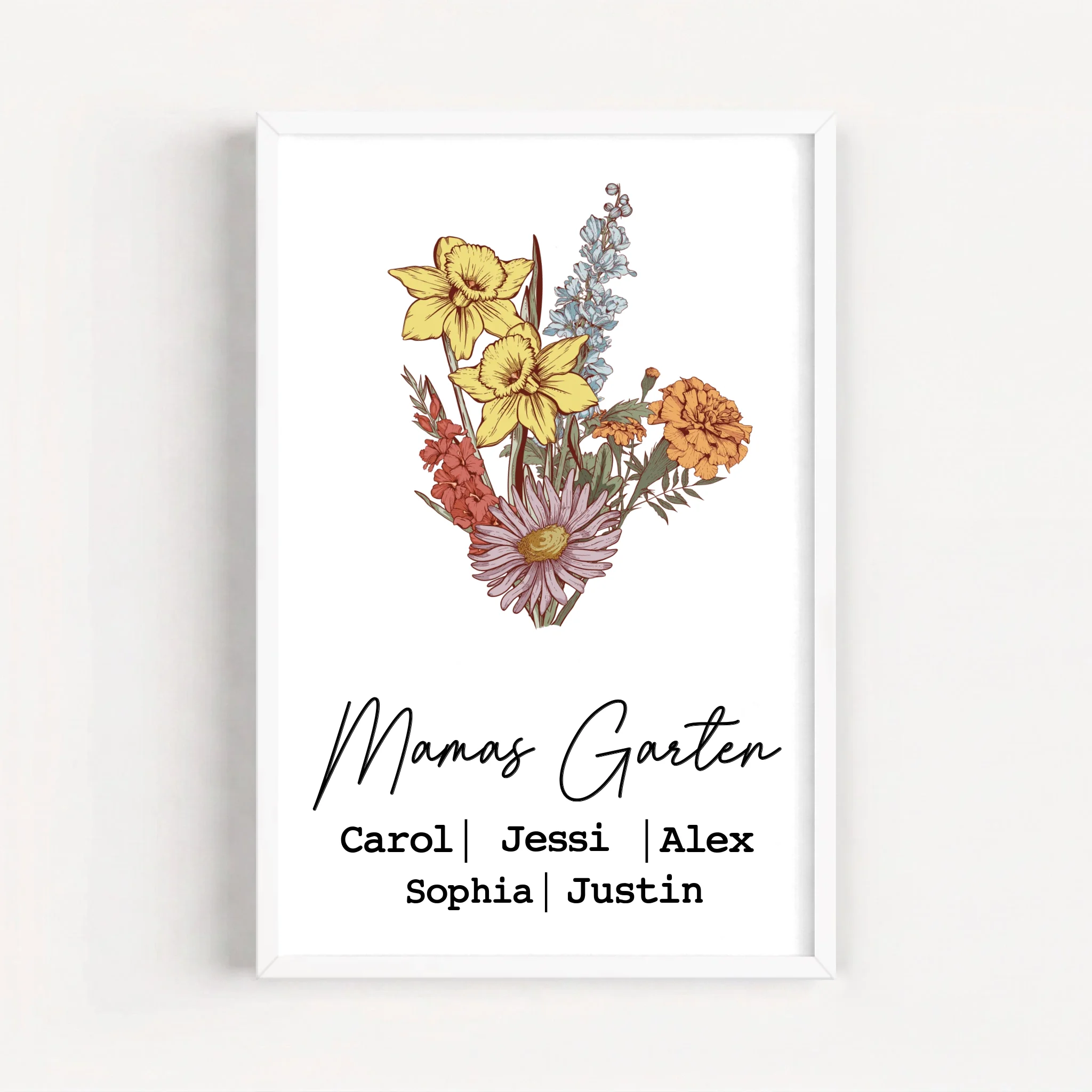 Live Mockup - Frame Poster - White - 50x75