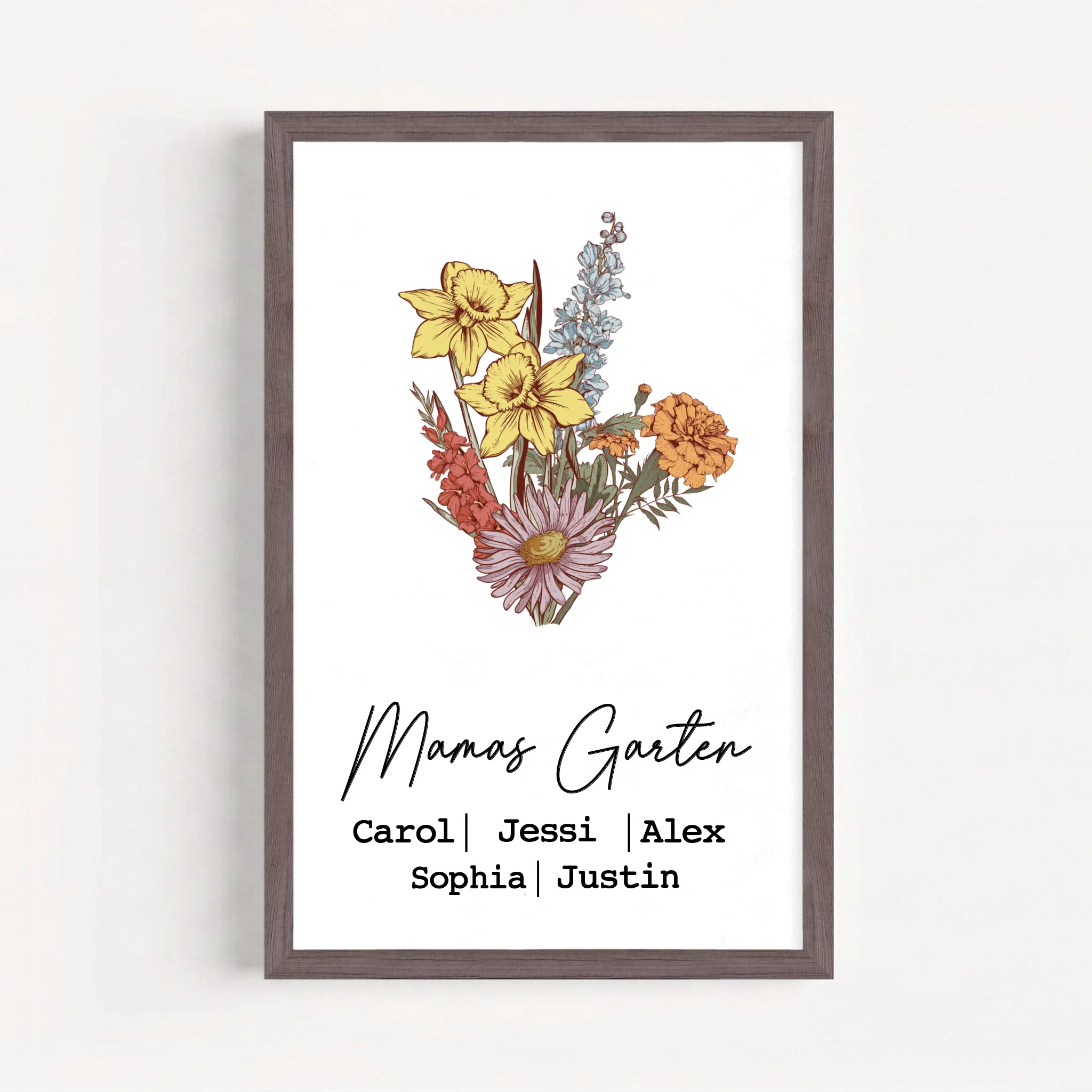 Live Mockup - Frame Poster - Wood - 20x30