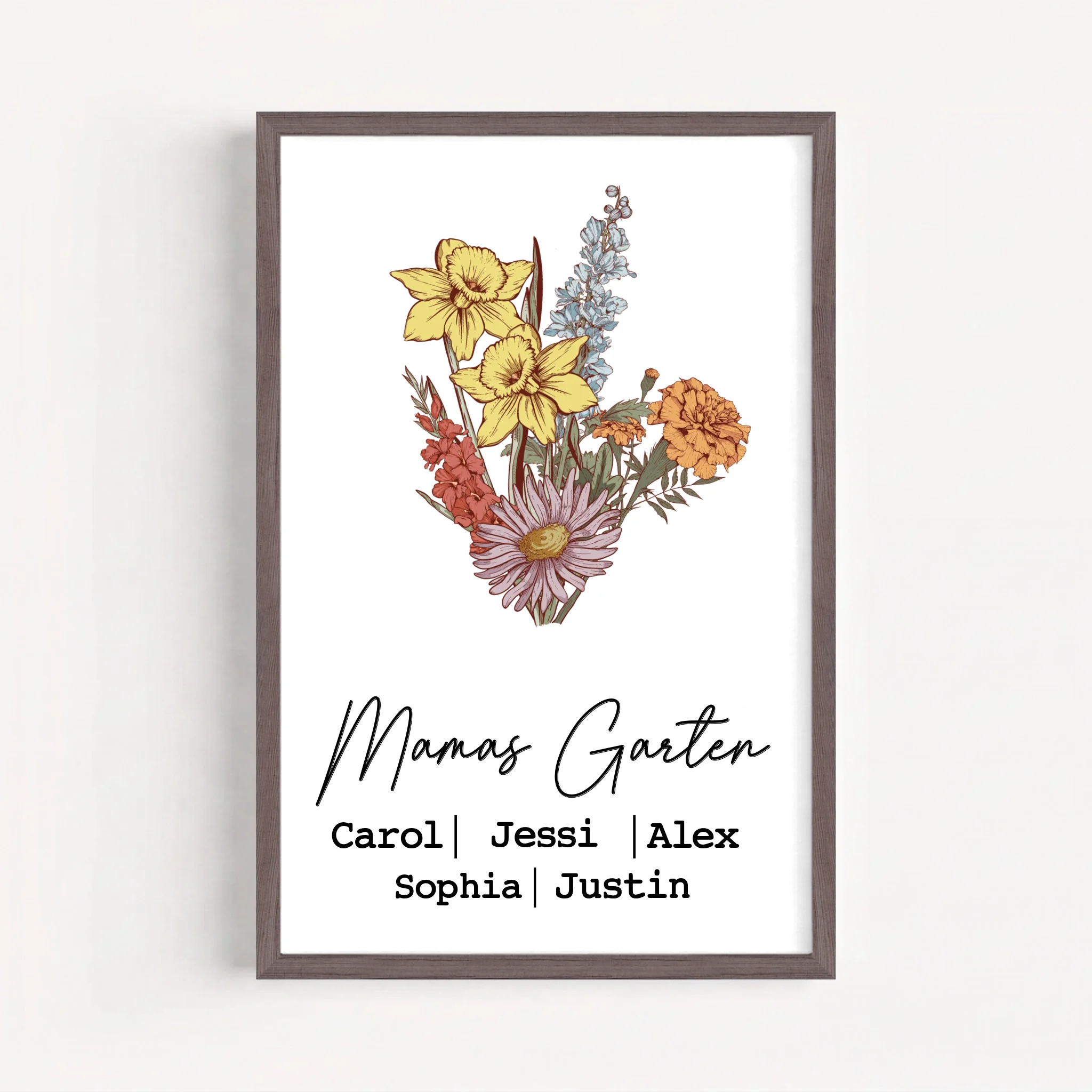 Live Mockup - Frame Poster - Wood - 40x60