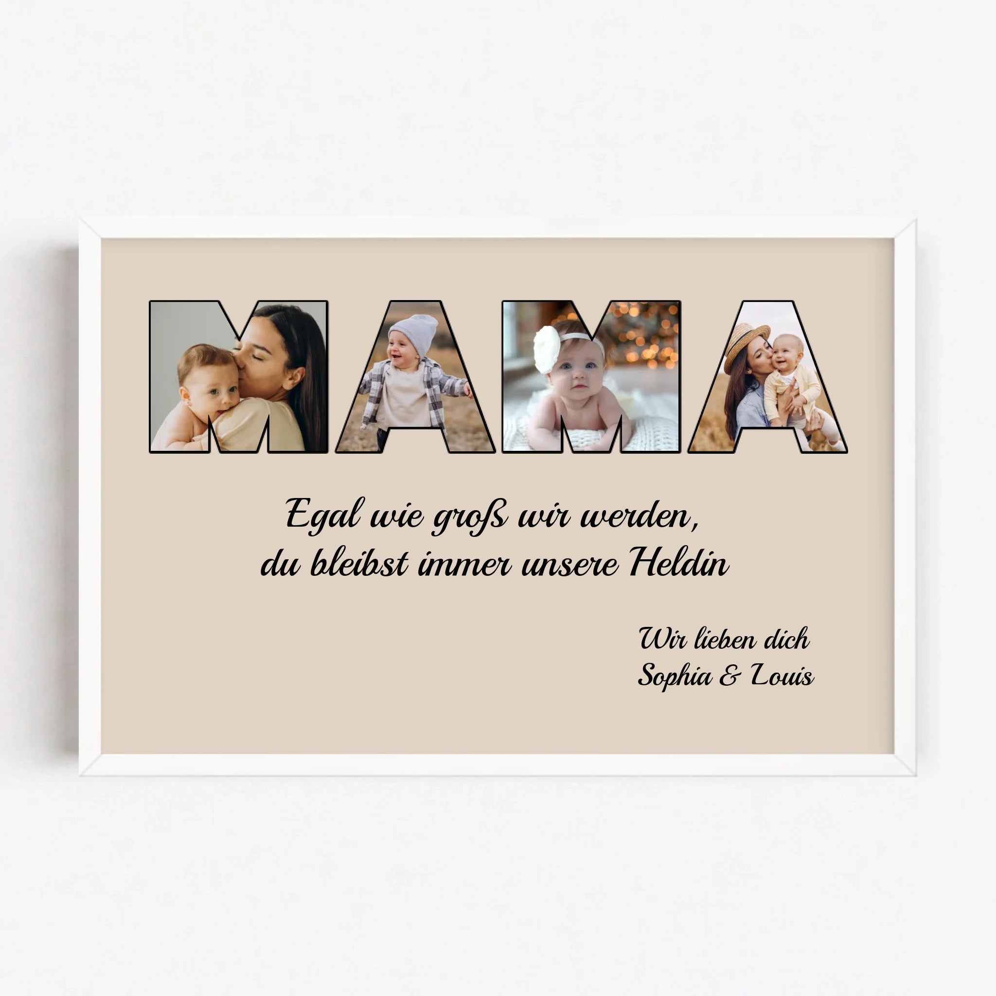 Live Mockup - Frame Poster - White - 60x40