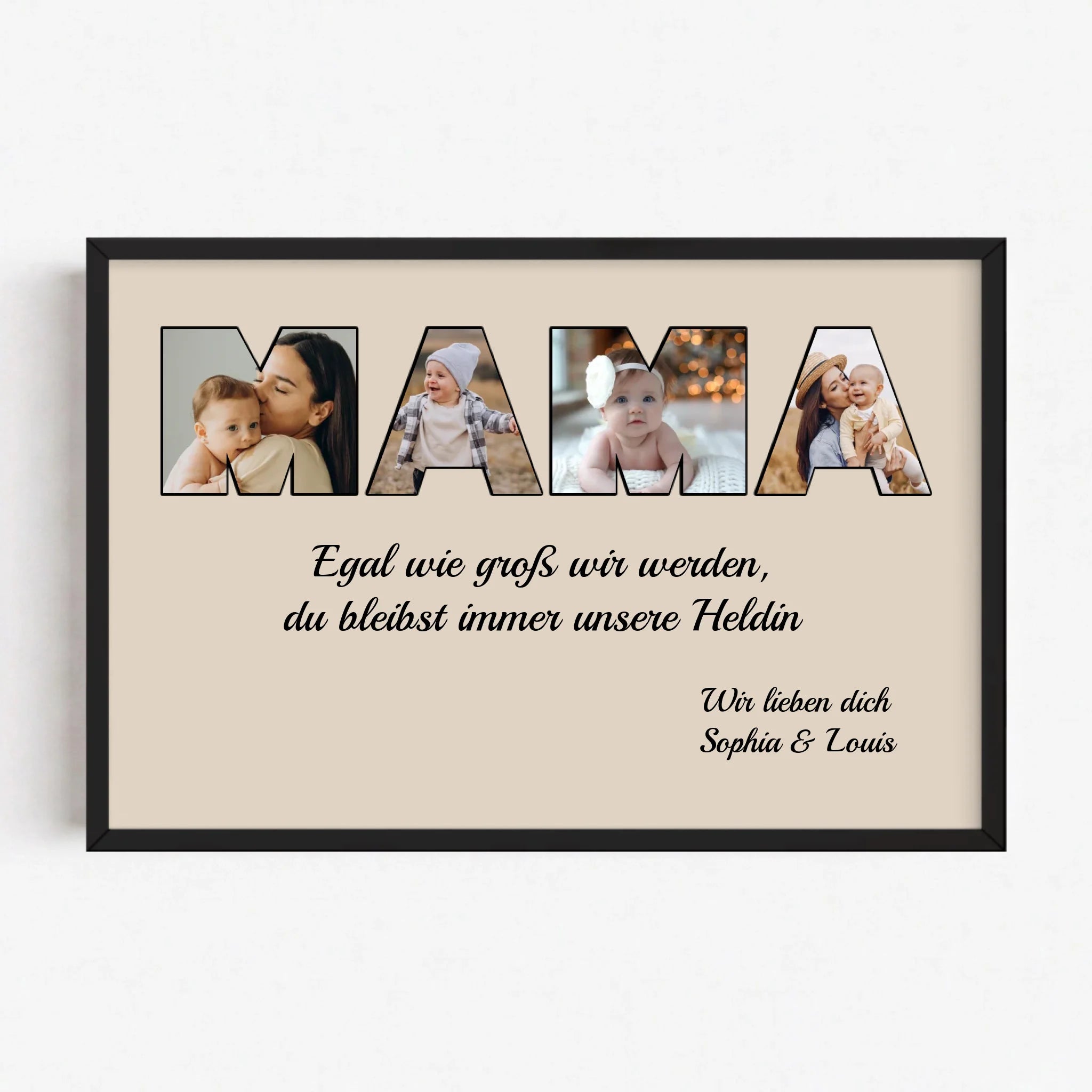 Live Mockup - Frame Poster - Black - 75x50