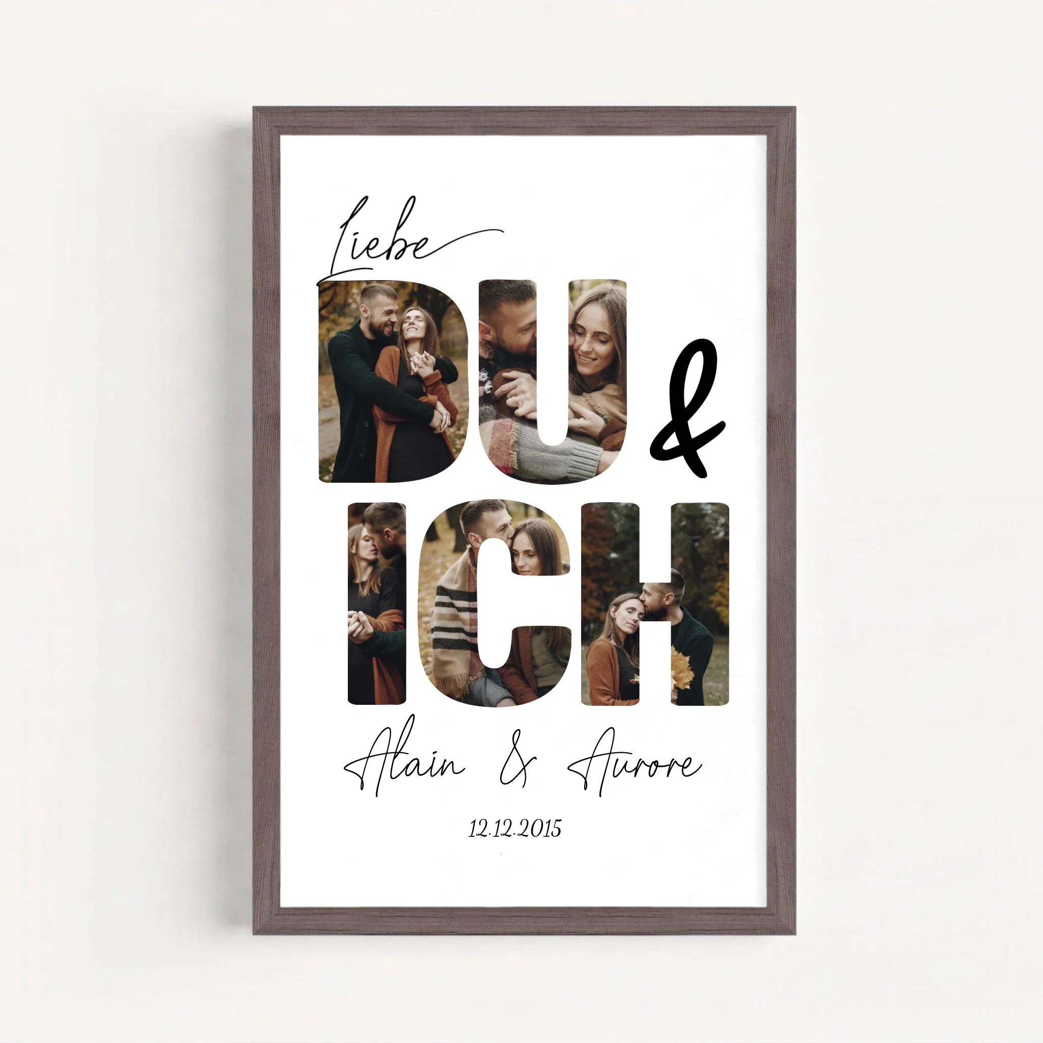 Live Mockup - Frame Poster - Wood - 20x30