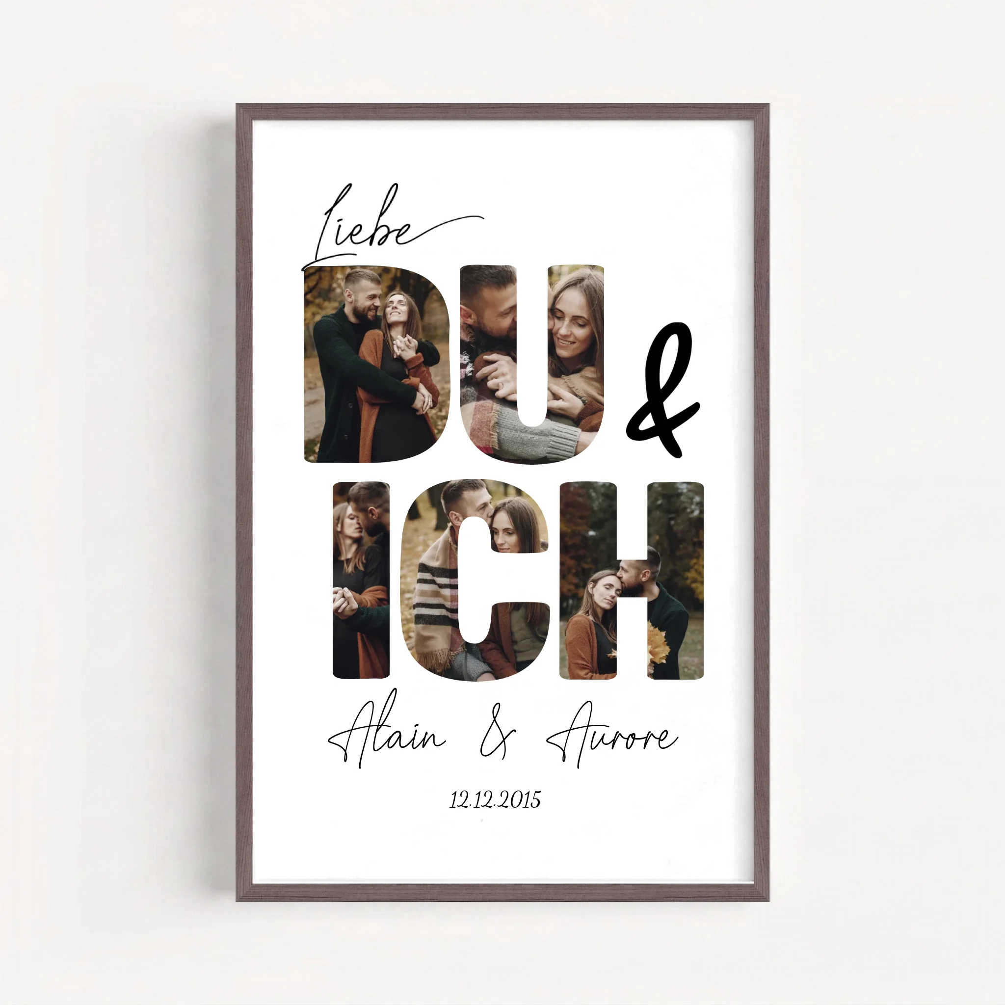 Live Mockup - Frame Poster - Wood - 60x90