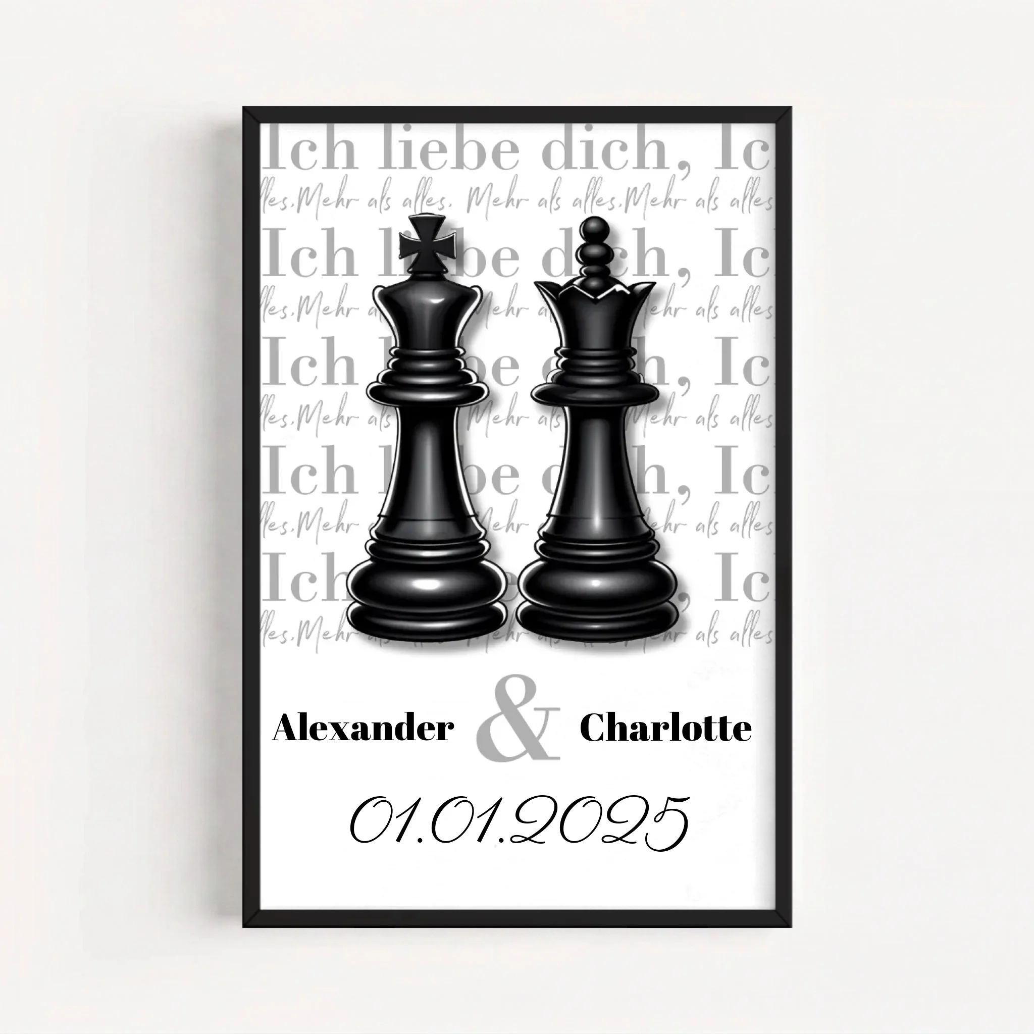 Live Mockup - Frame Poster - Black - 60x90