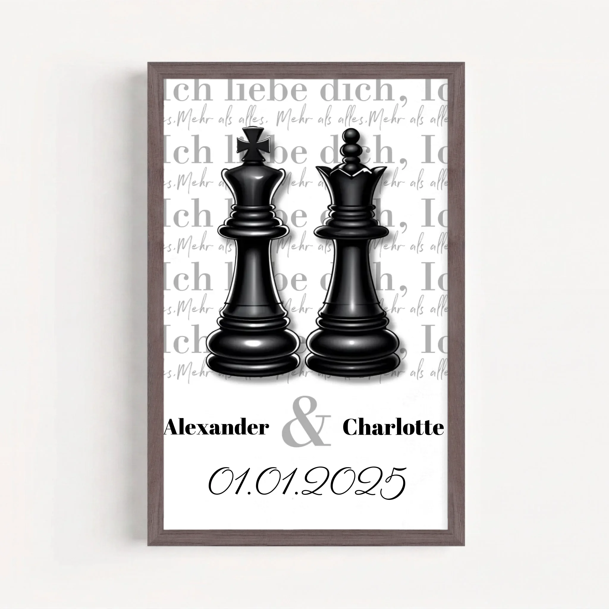 Live Mockup - Frame Poster - Wood - 20x30