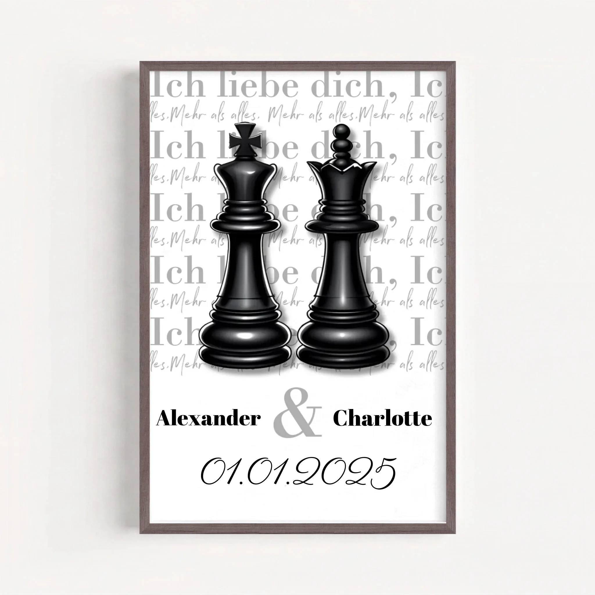 Live Mockup - Frame Poster - Wood - 60x90