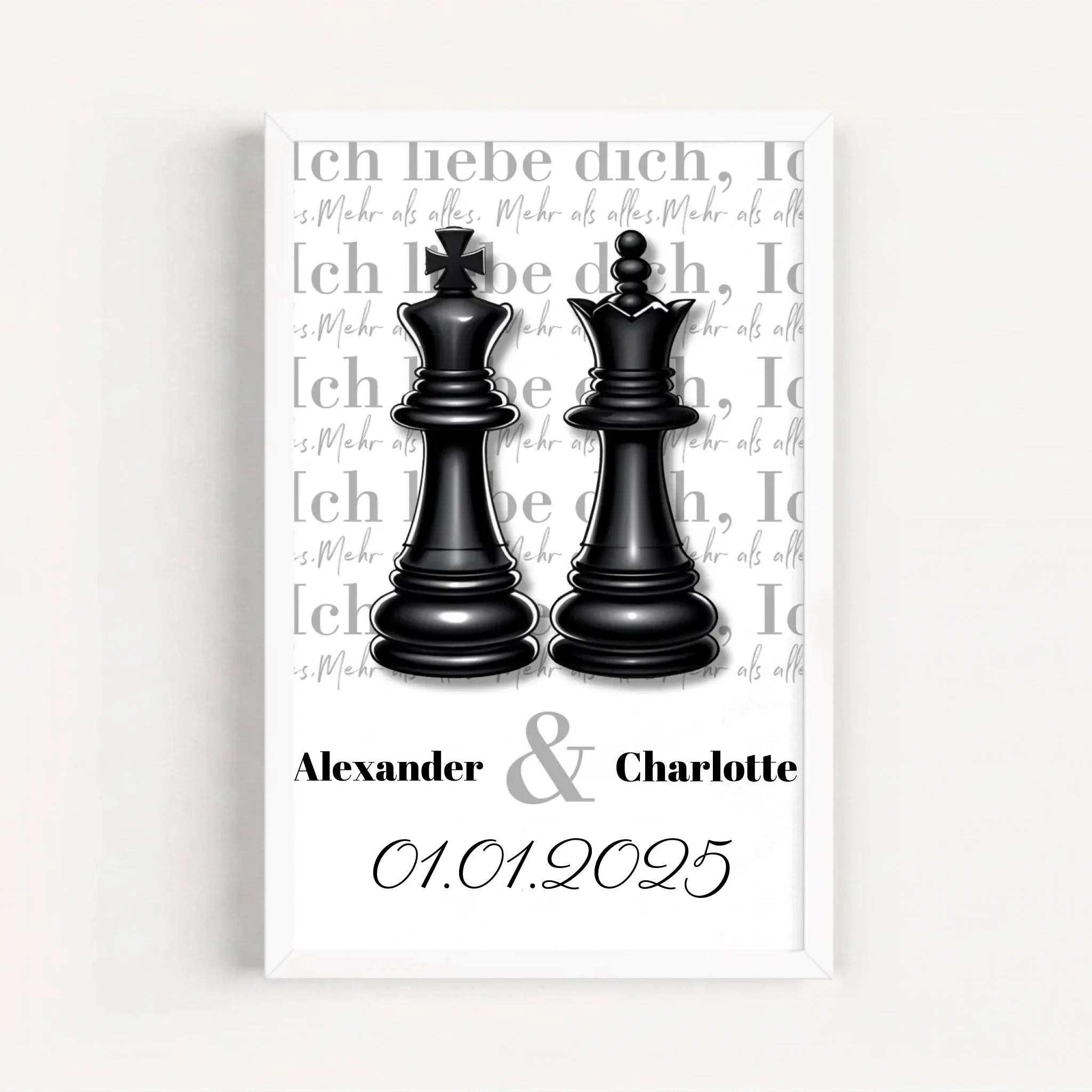 Live Mockup - Frame Poster - White - 20x30